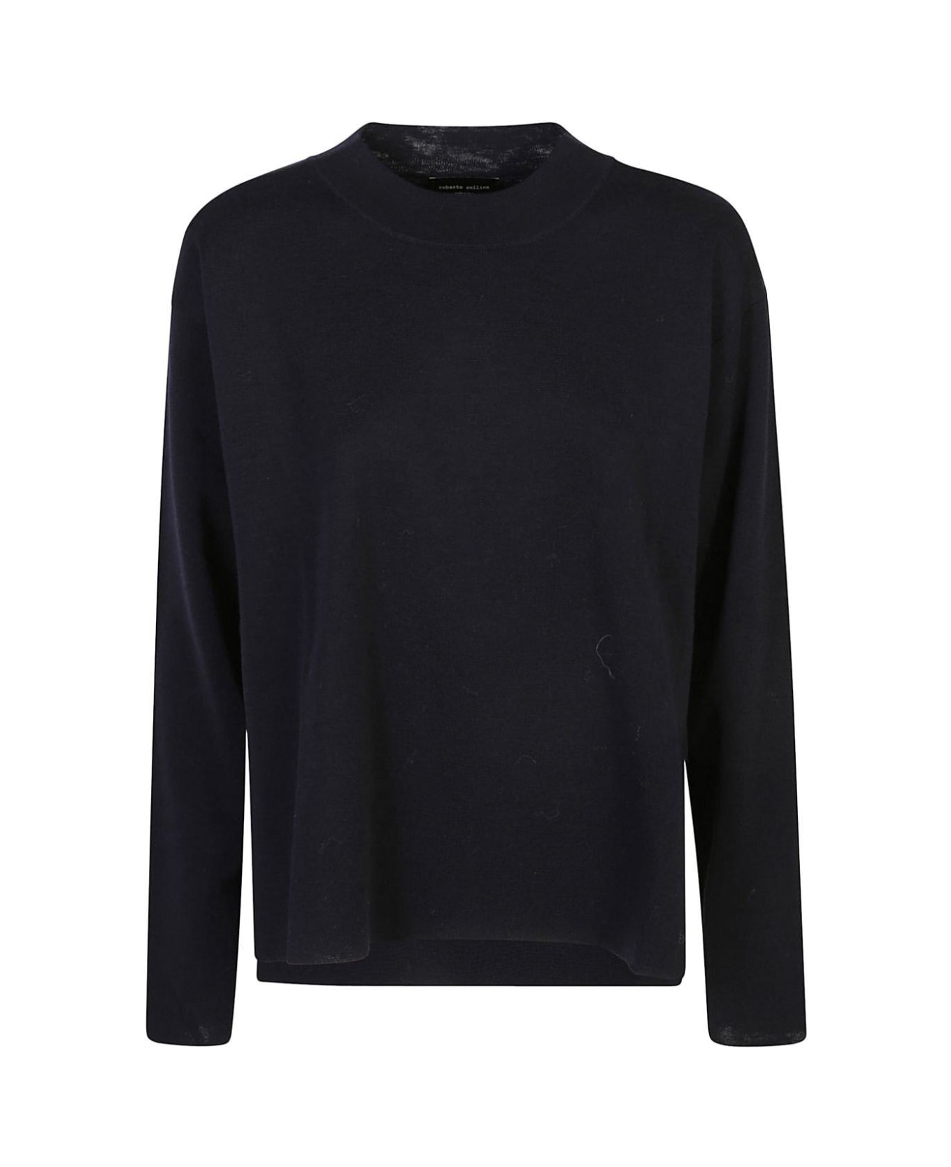 Roberto Collina Crewneck Knit Sweater - Blue