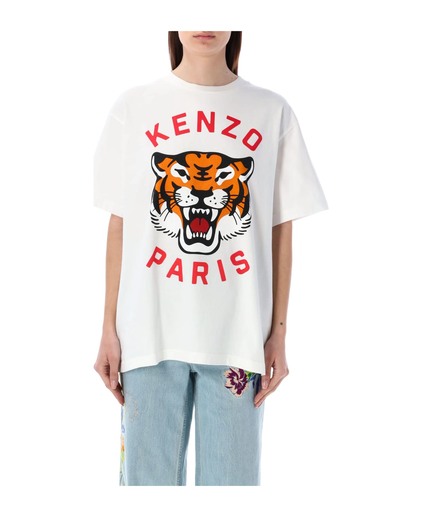 Kenzo Lucky Tiger T-shirt - WHITE
