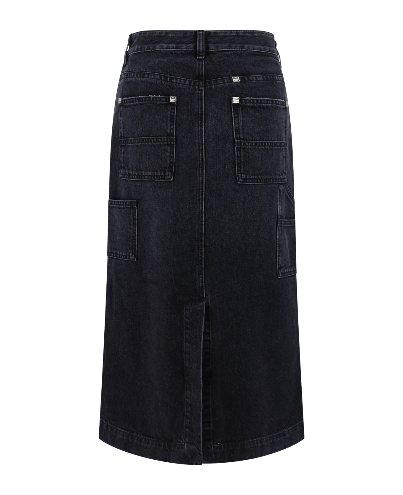 Givenchy Denim Skirt - Faded Black スカート