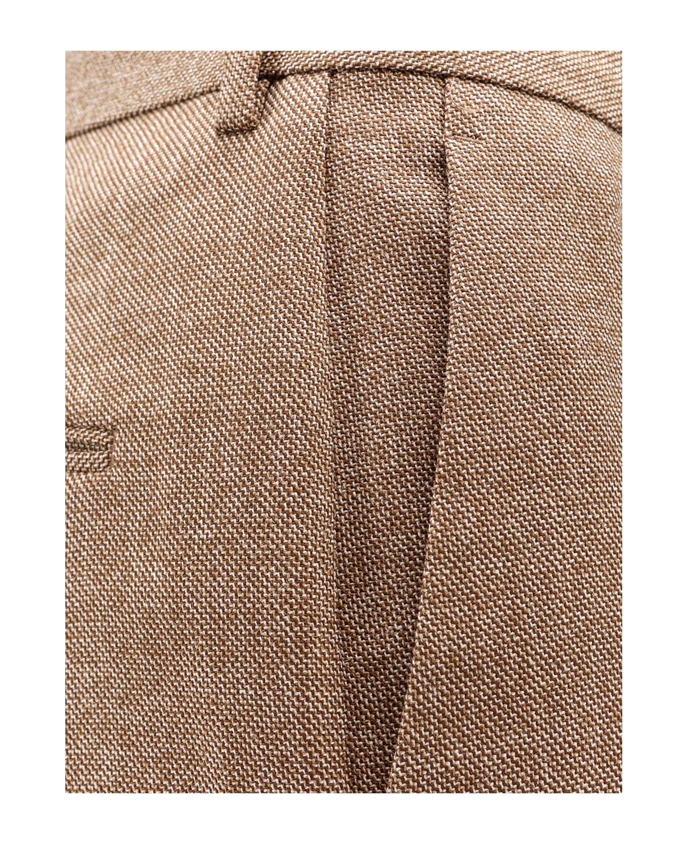MM6 Maison Margiela Virgin Wool Trousers - Beige/White