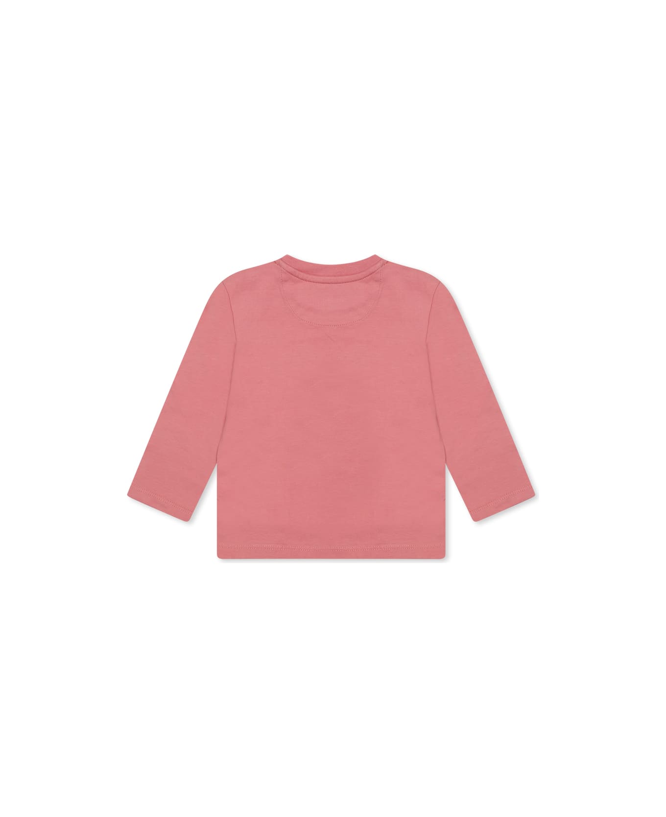 Calvin Klein Pink T-shirt For Baby Girl With Logo - Pink