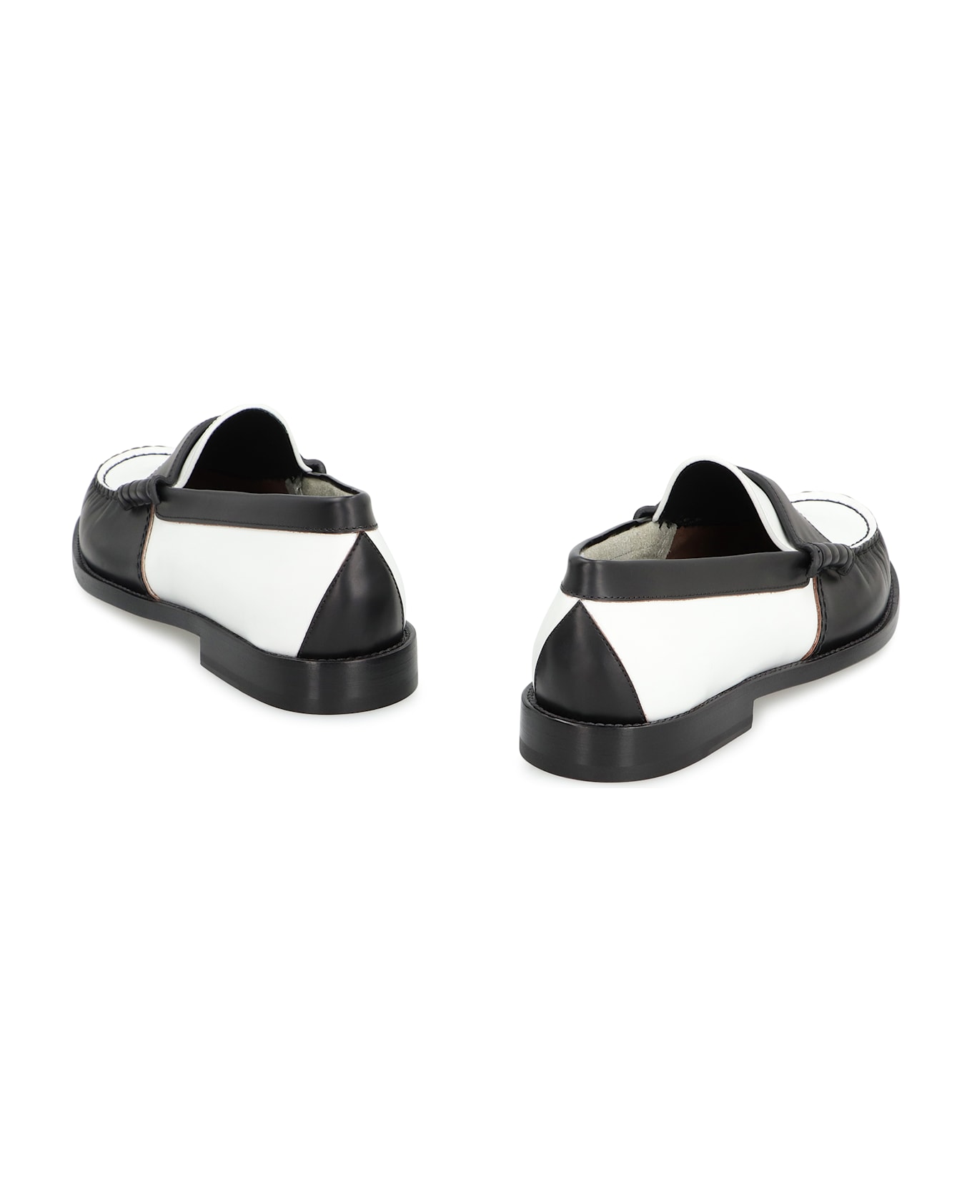 Rhude Faulty Leather Loafers - White