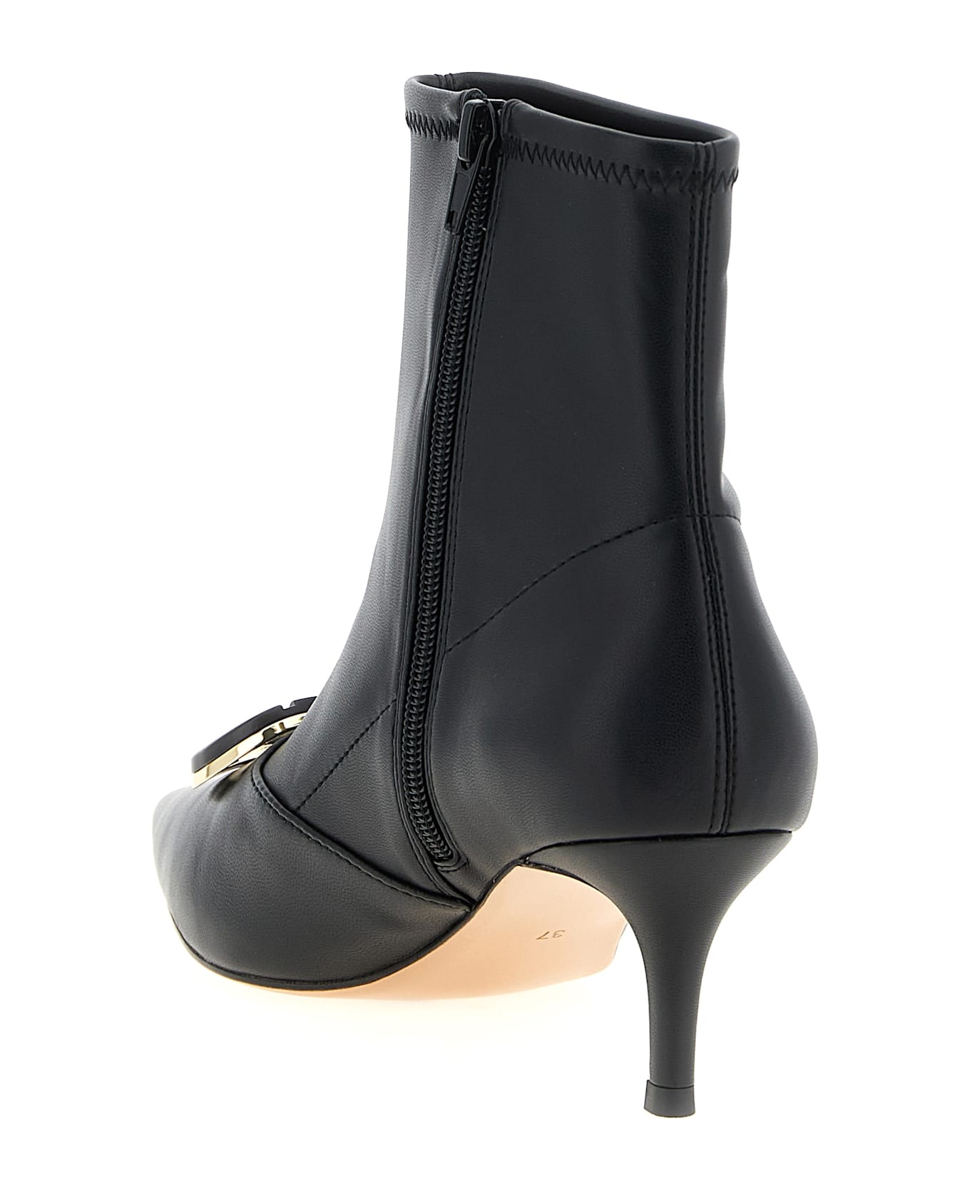 TwinSet 
oval T
 Ankle Boots - Black  