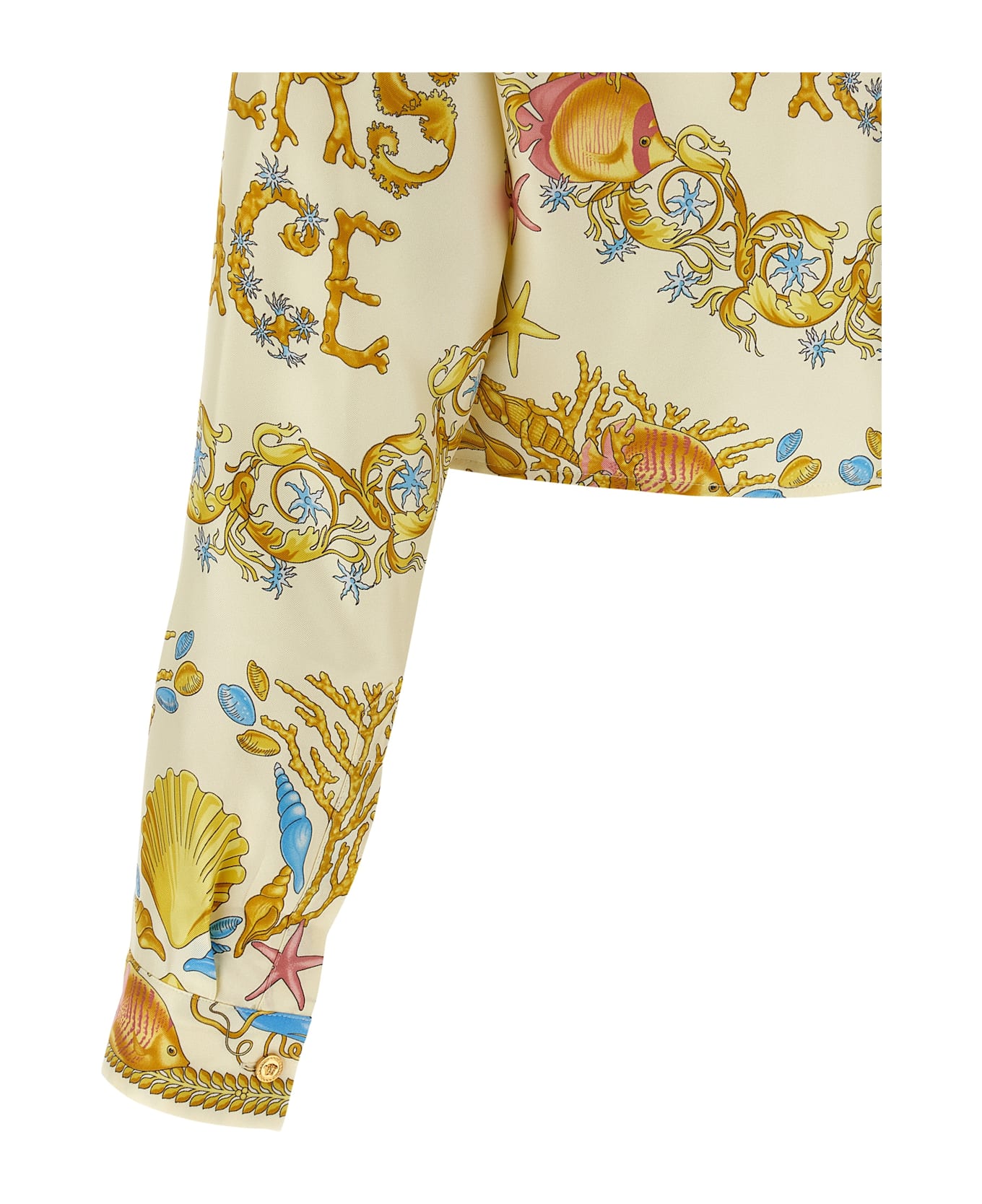 Versace 
underwater Barocco
 Shirt - Gold