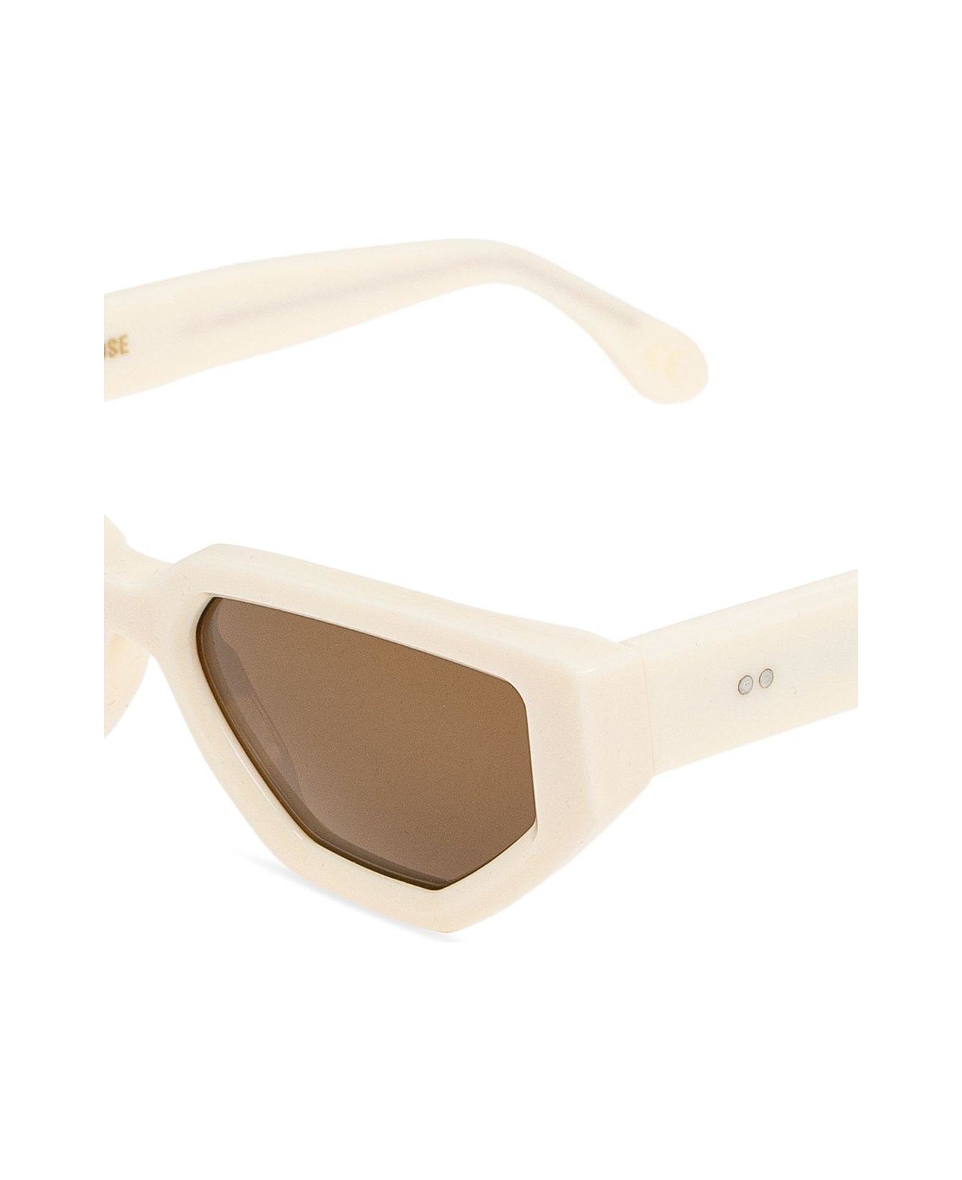 Golden Goose Cat-eye Frame Sunglasses - BEIGE/HONEY