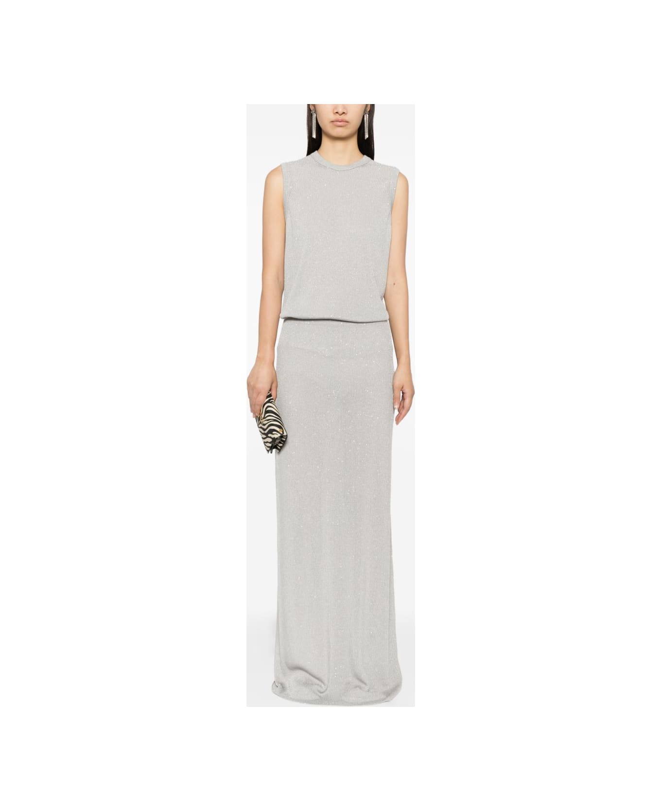 Tom Ford Sequined Top - Silver