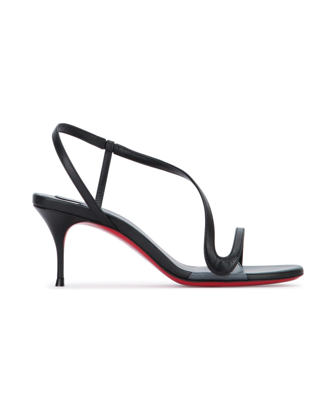 Christian Louboutin Rosalie 55 Kid/pvc/lin - BLACKLINBLACK