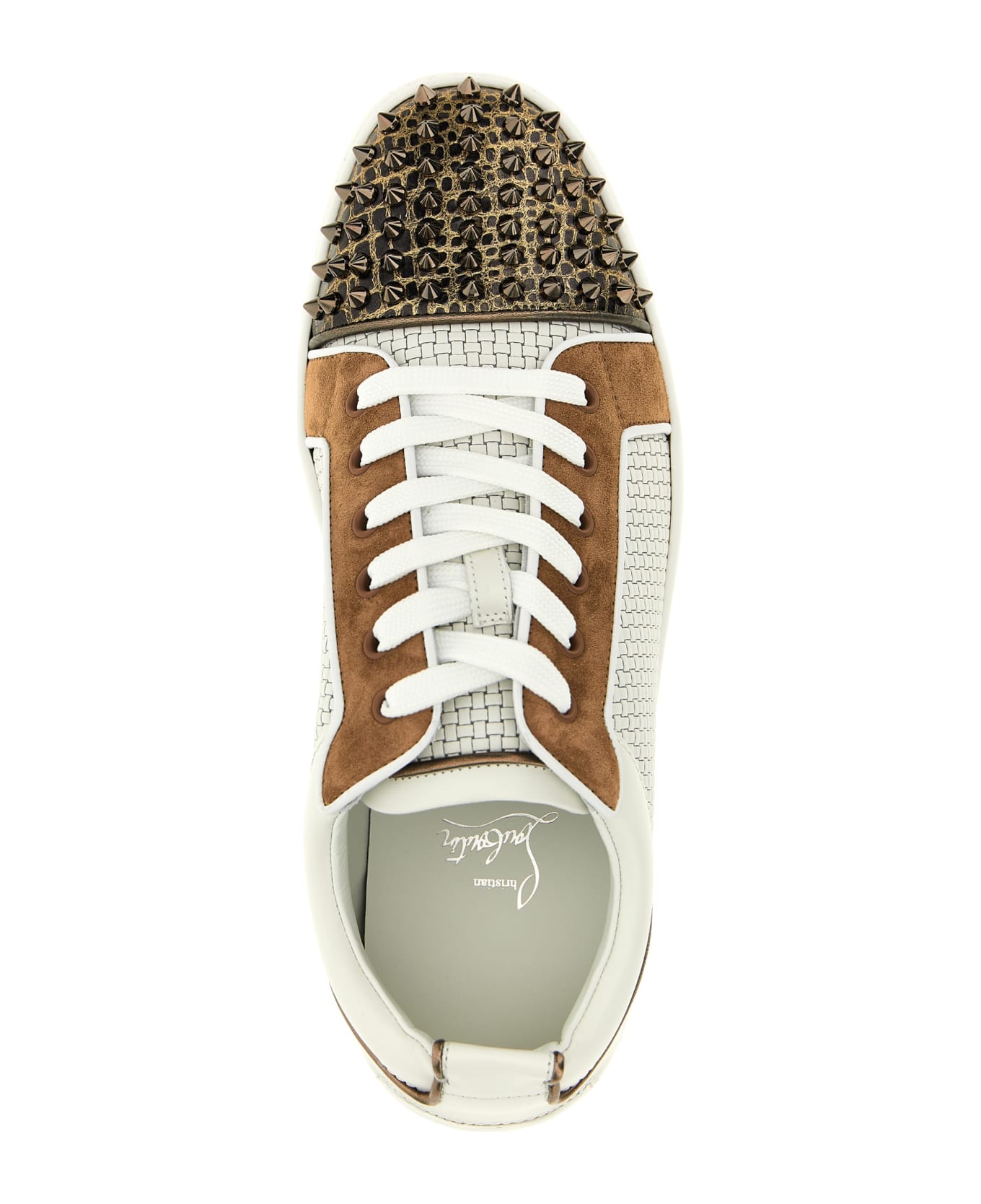 Christian Louboutin 'louis Junior Spikes' Sneakers - Multicolor