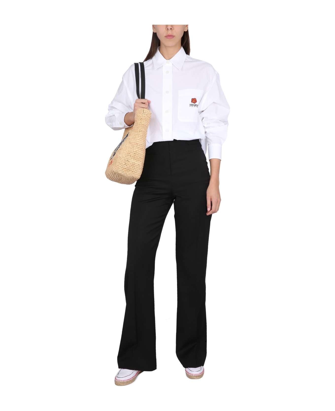 Kenzo Oversize Fit Shirt - White