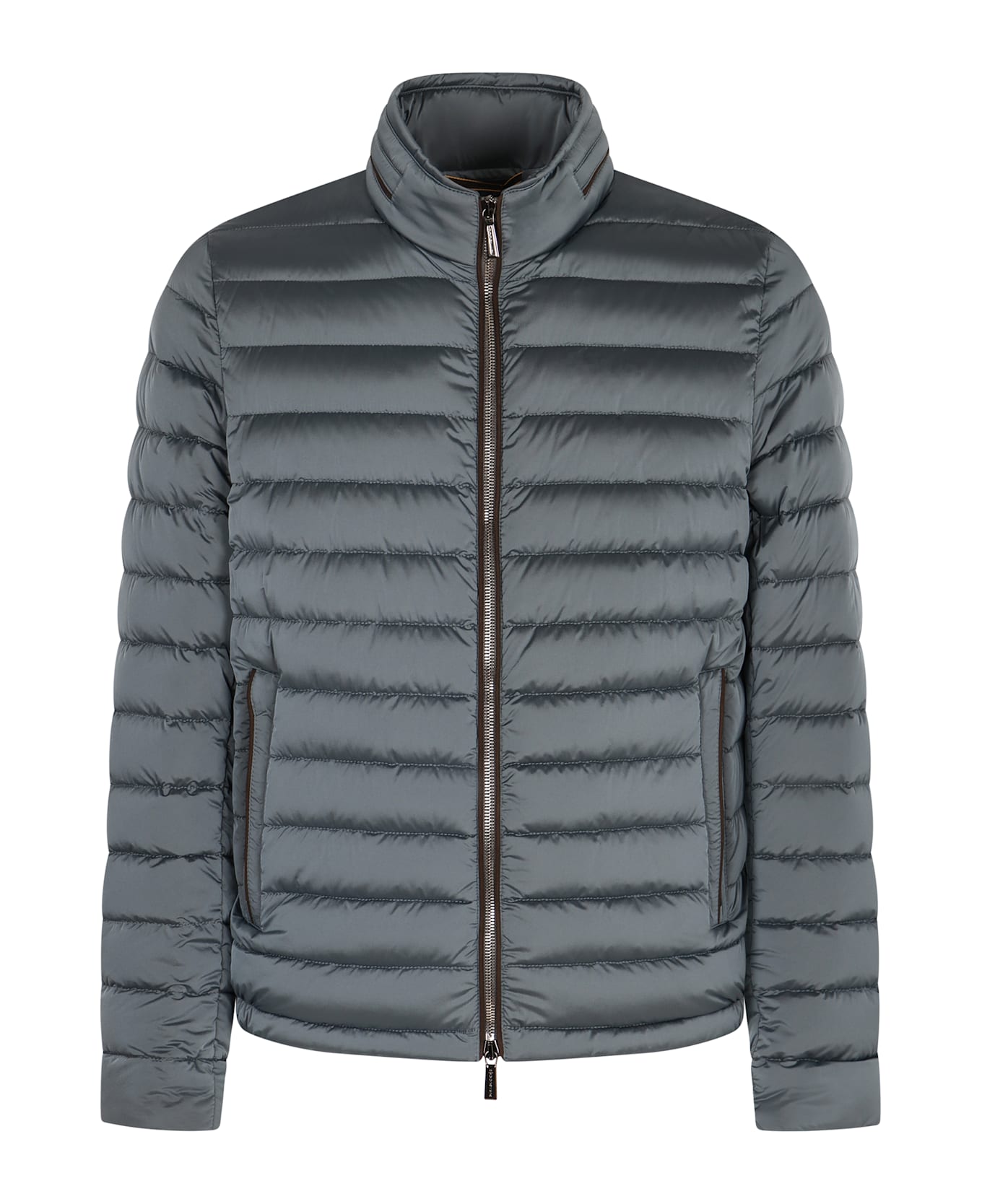 Moorer Techno Fabric Down Jacket - Light Blue