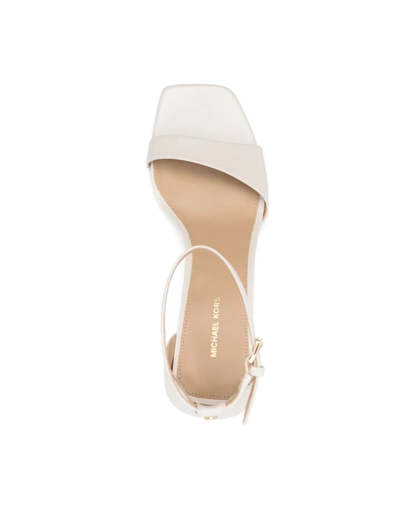 MICHAEL Michael Kors Jaida Heeled Sandal - Light Cream