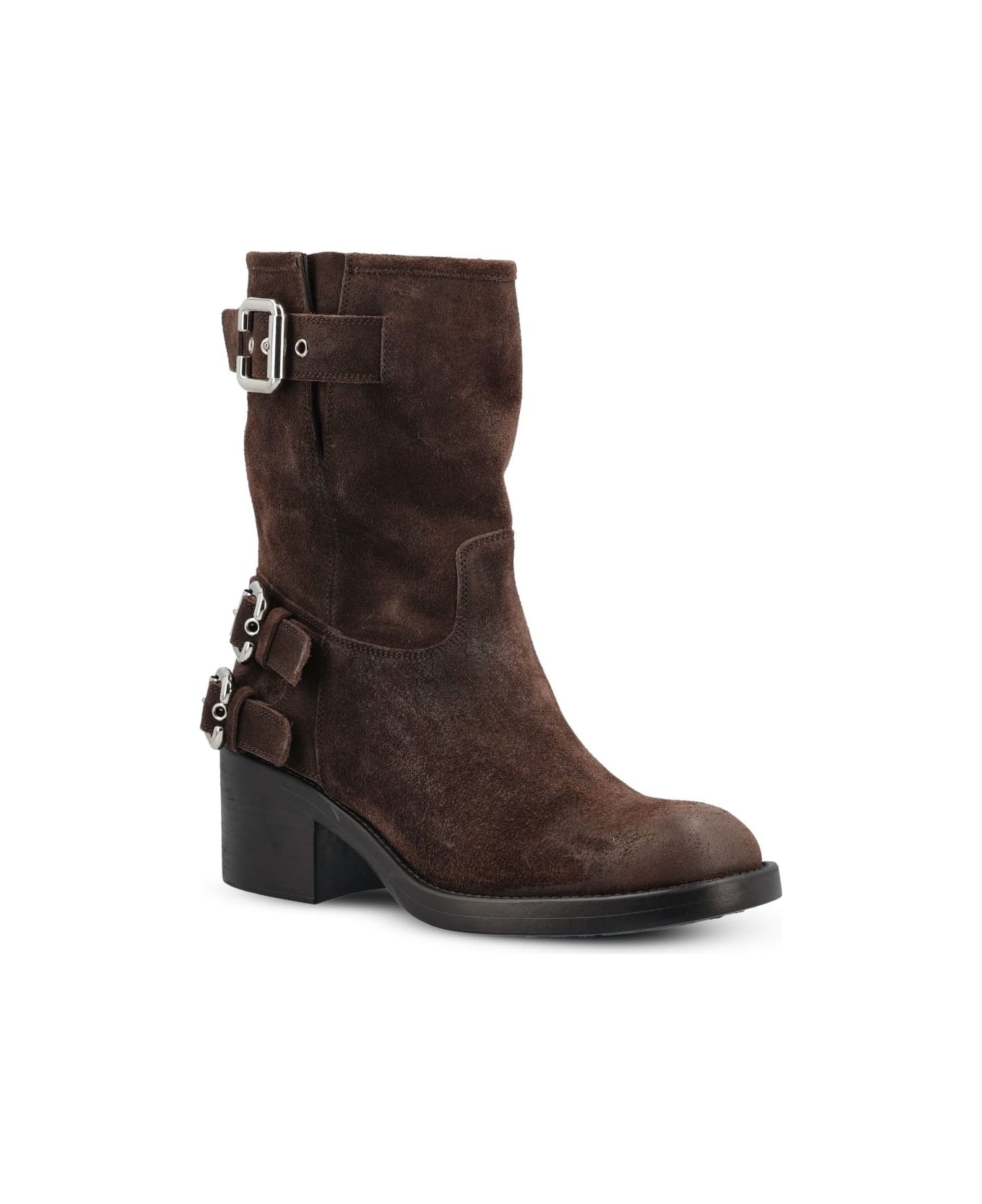 Chloé Dakota Leather Boots - Marrone chiaro