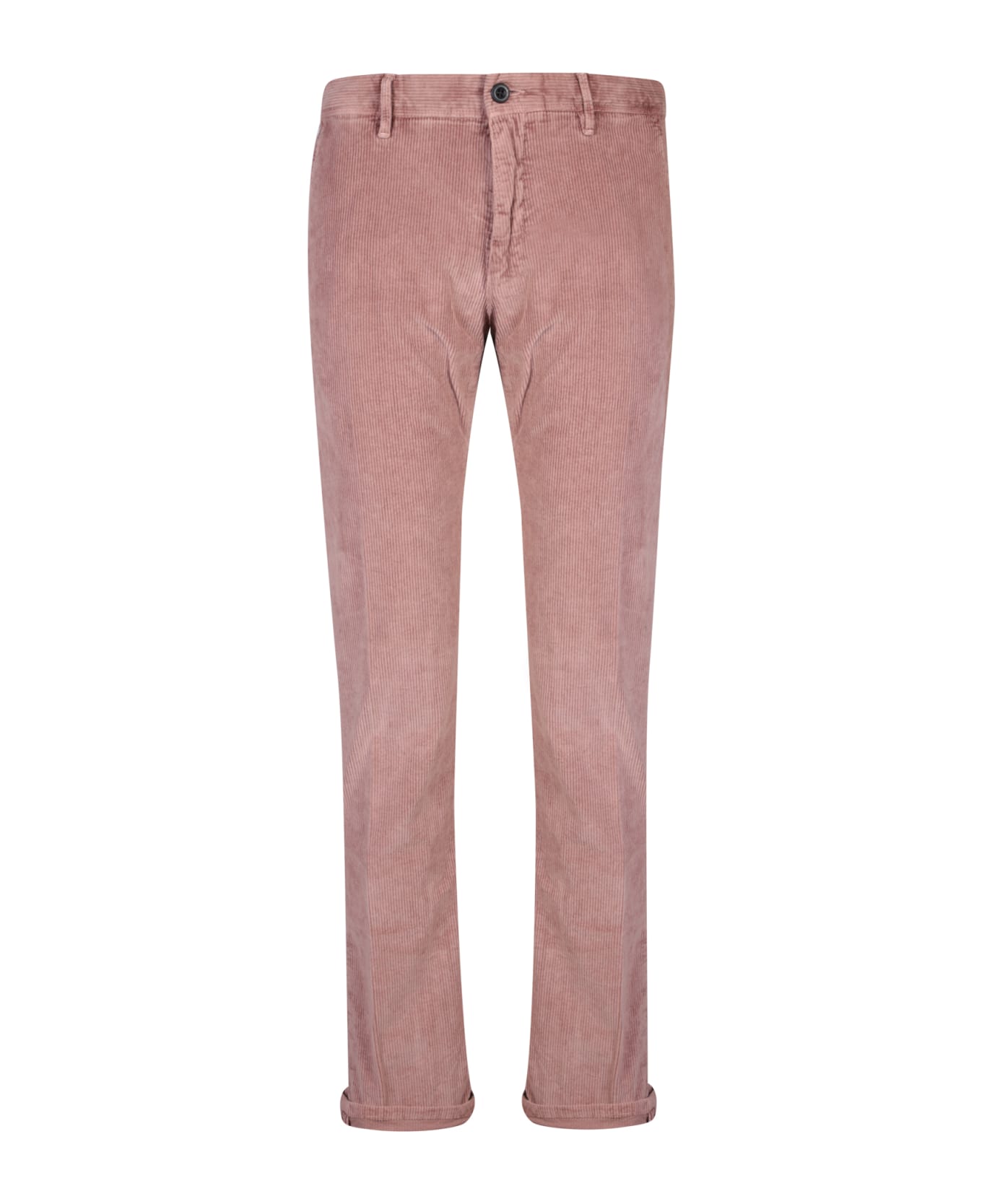 Incotex Veltev Pink Trousers - Pink