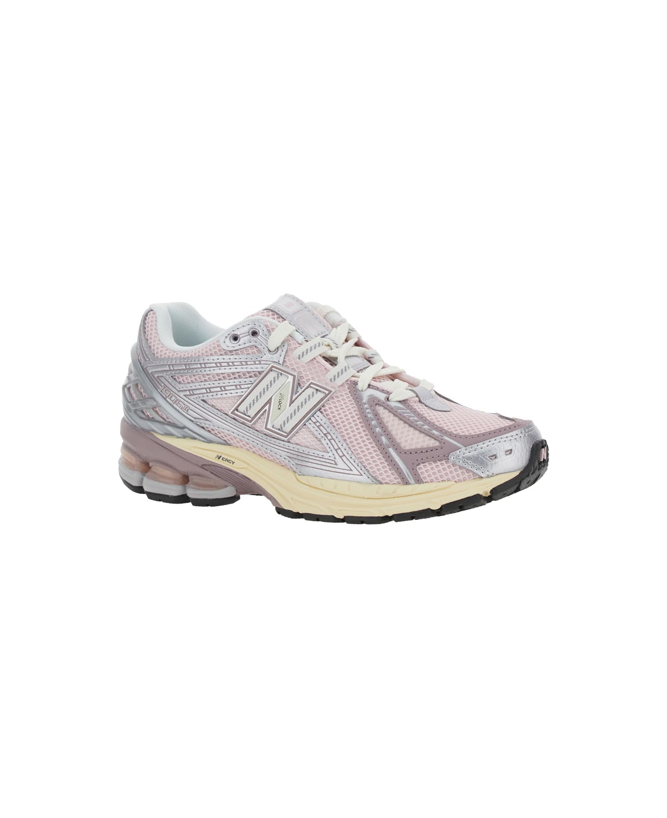 New Balance Pink Low Top Sneakers With Logo Patch On Side And Tongue And Perforated Panels In Tech Fabric Unisex - Pink