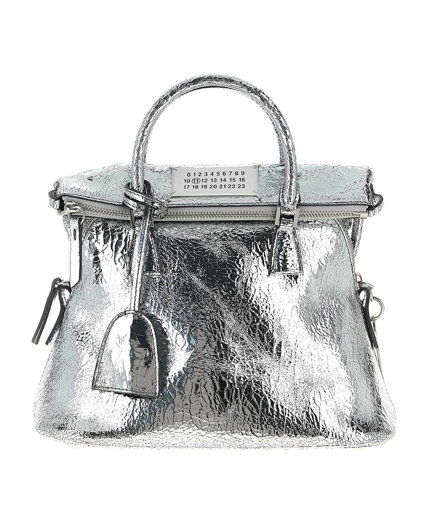 Maison Margiela '5ac Classique' Mini Handbag - Silver/Black