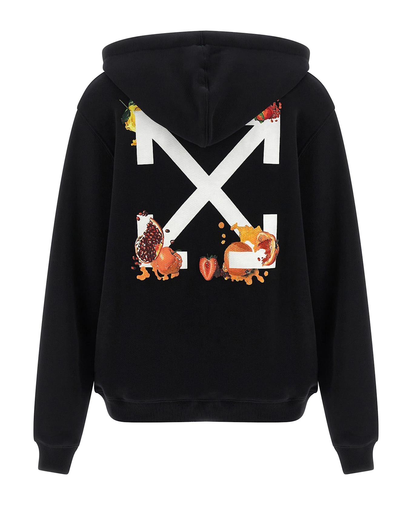 Off-White 
emb Fruits Arrow
 Hoodie - Black  