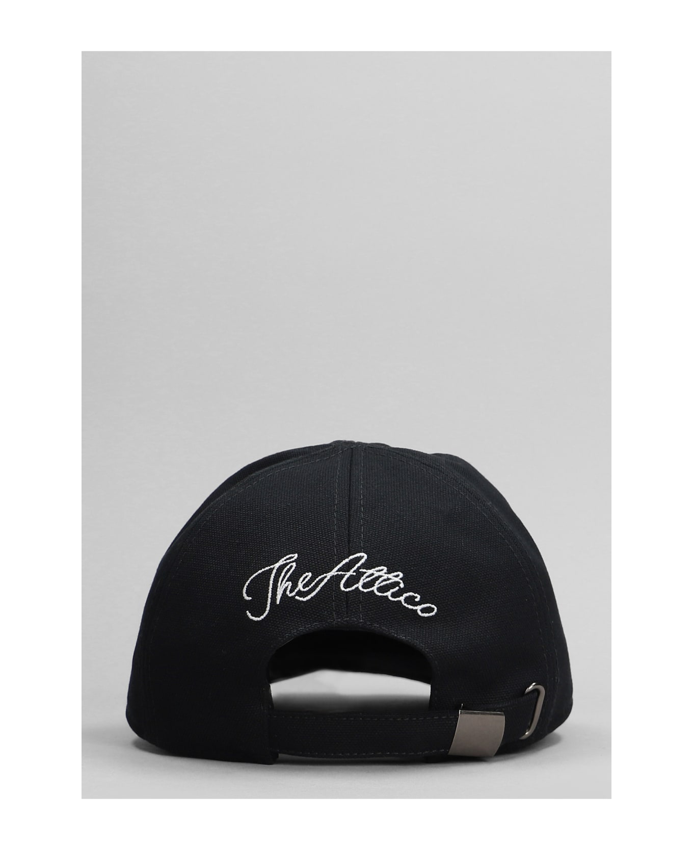 The Attico Hats In Black Cotton - black 帽子