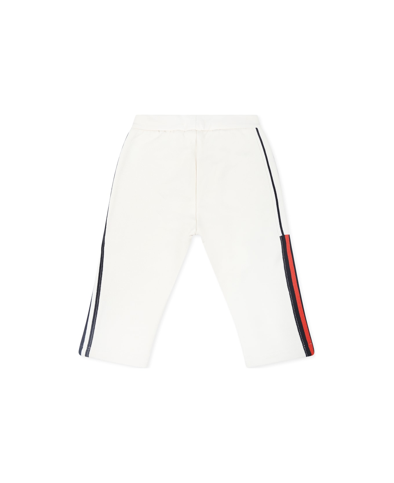 Emporio Armani Beige Trousers For Baby Boy With Eagle - Beige