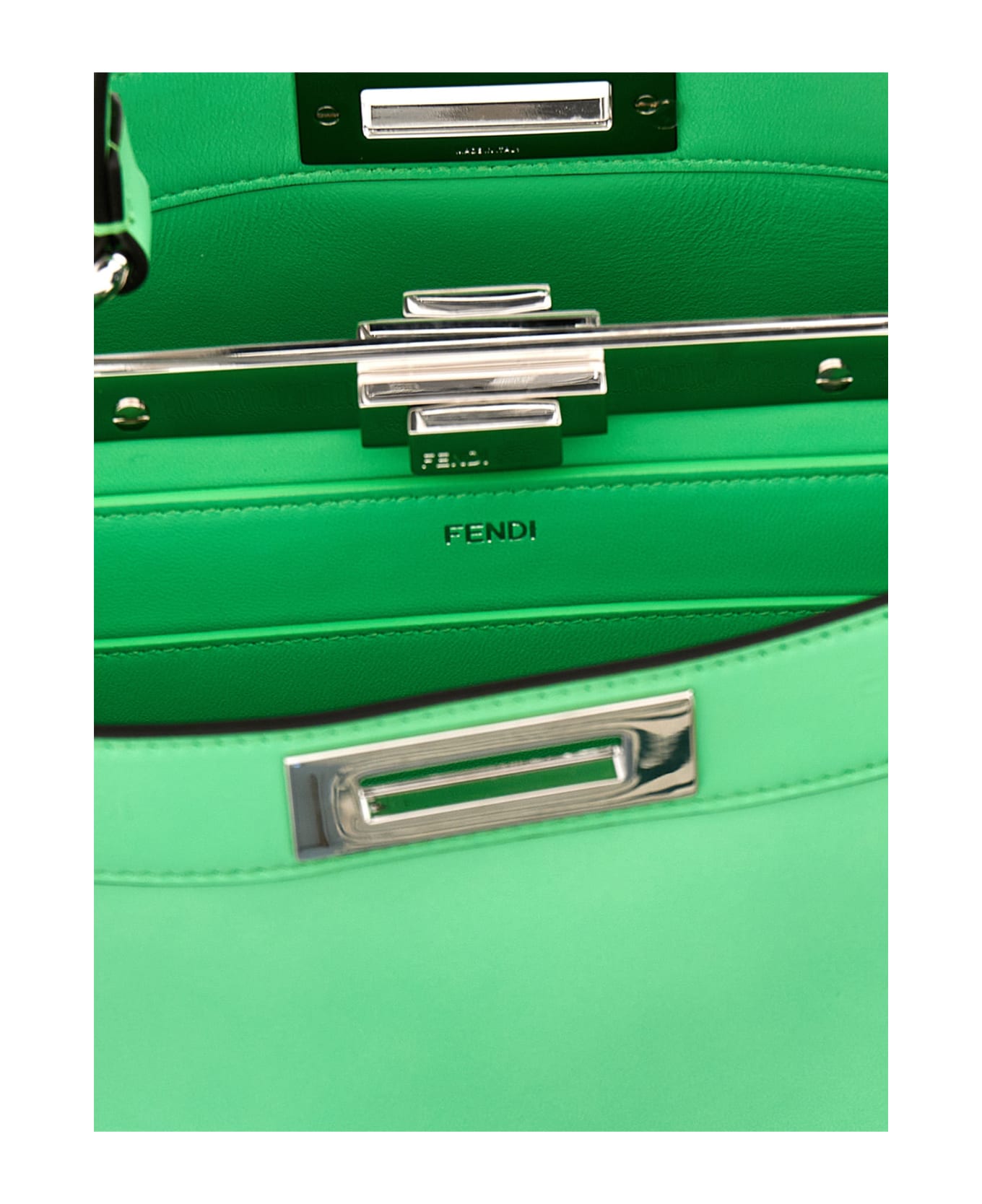 Fendi 'peekaboo Iseeu' Midi Handbag - GREEN