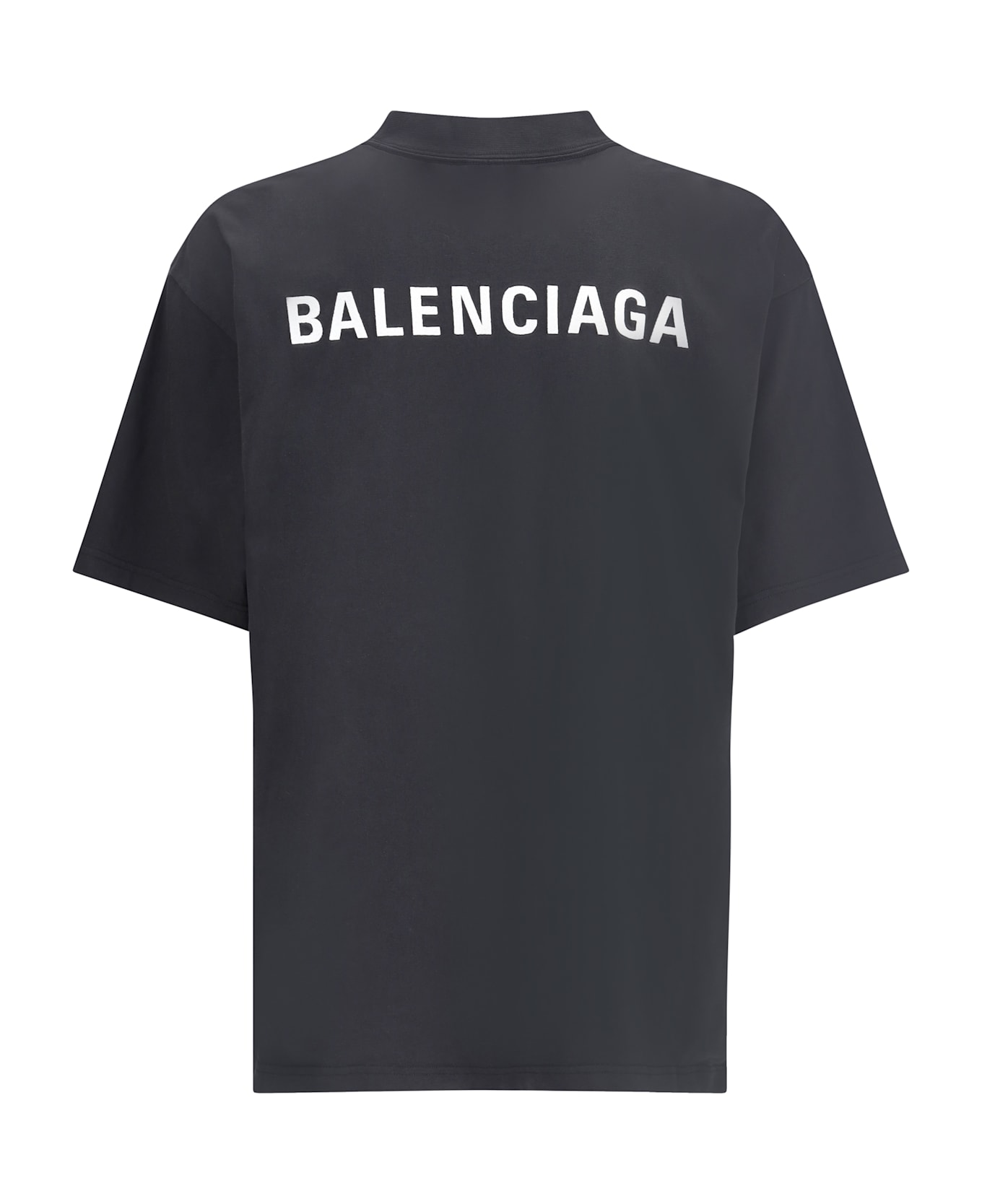 Balenciaga T-shirt With Logo Printed On The Front And Back