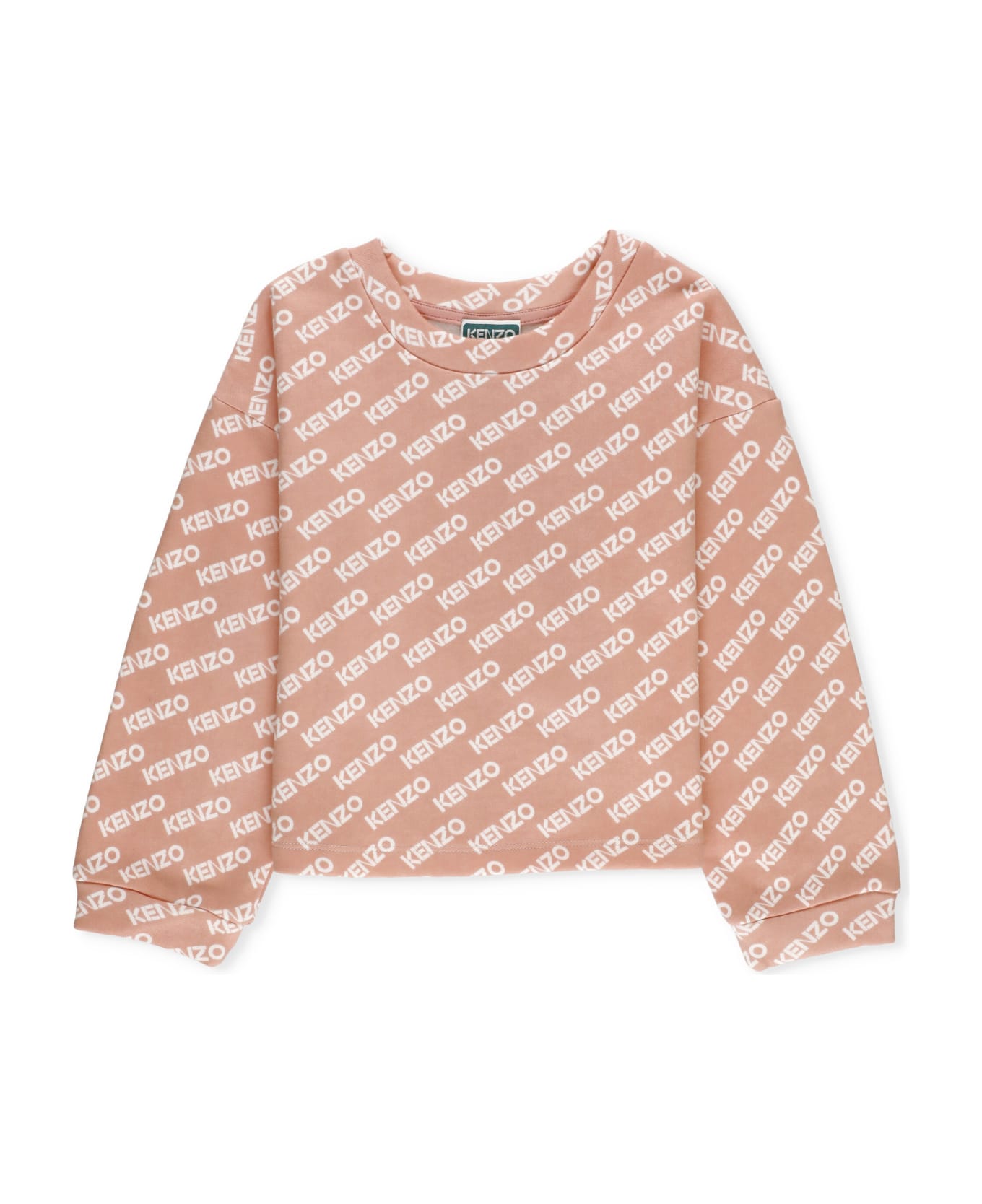 Kenzo Kids Cotton Sweatshirt - Pink ニットウェア＆スウェットシャツ
