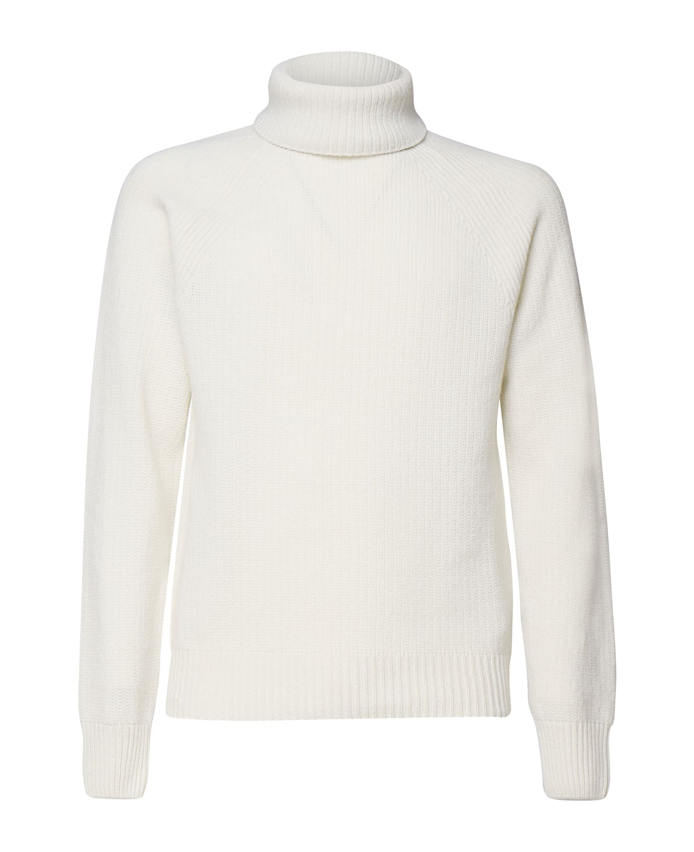 K-Way Turtleneck Sweater - White Tofu