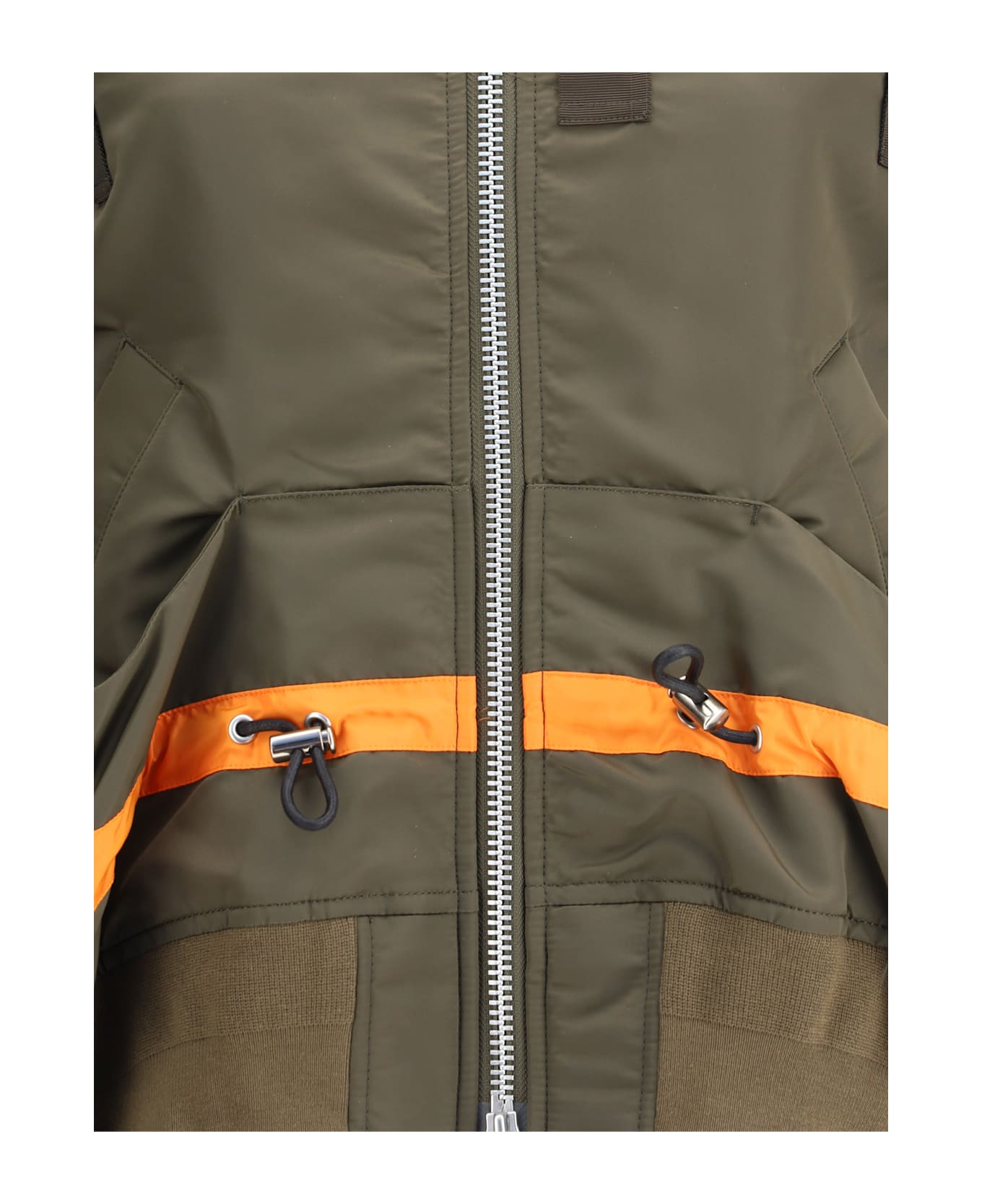 Sacai Nylon Bomber Jacket - D/KHAKI