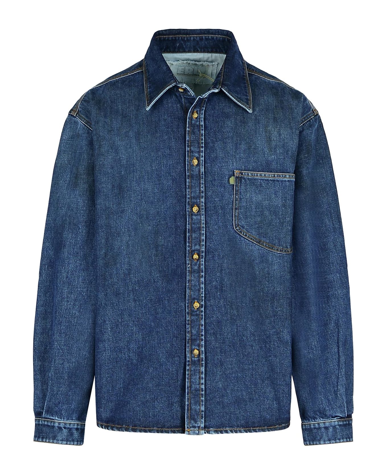 ERL 
jeans
 Blue Denim Jacket - Blue