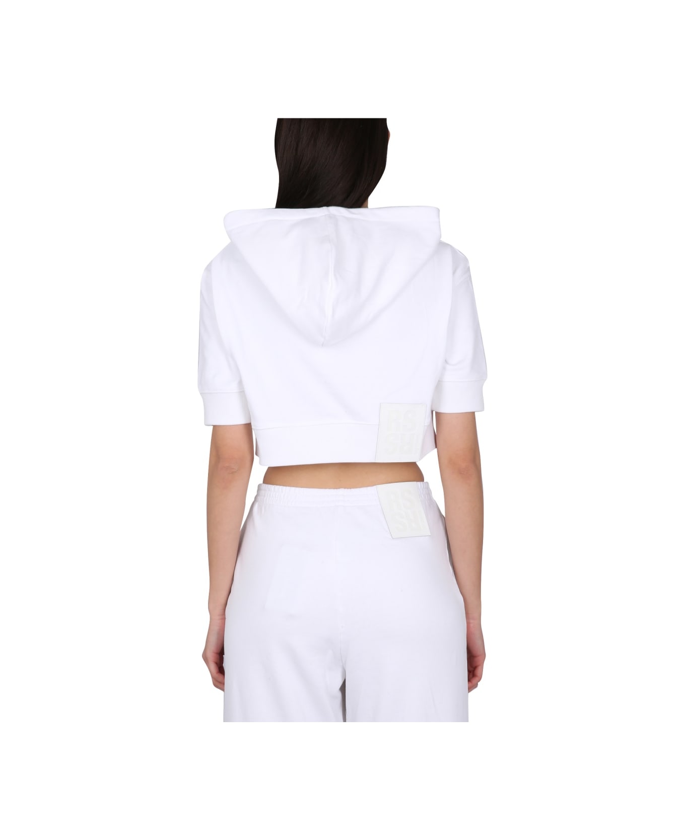 Raf Simons Sweatshirt With Logo Embroidery - WHITE