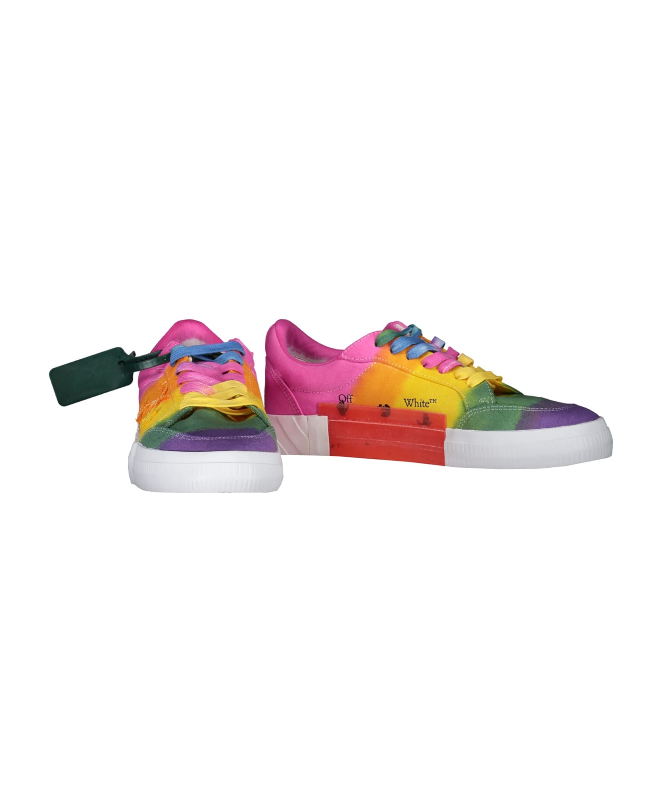 Off-White Vulcanized Low-top Sneakers - Multicolor