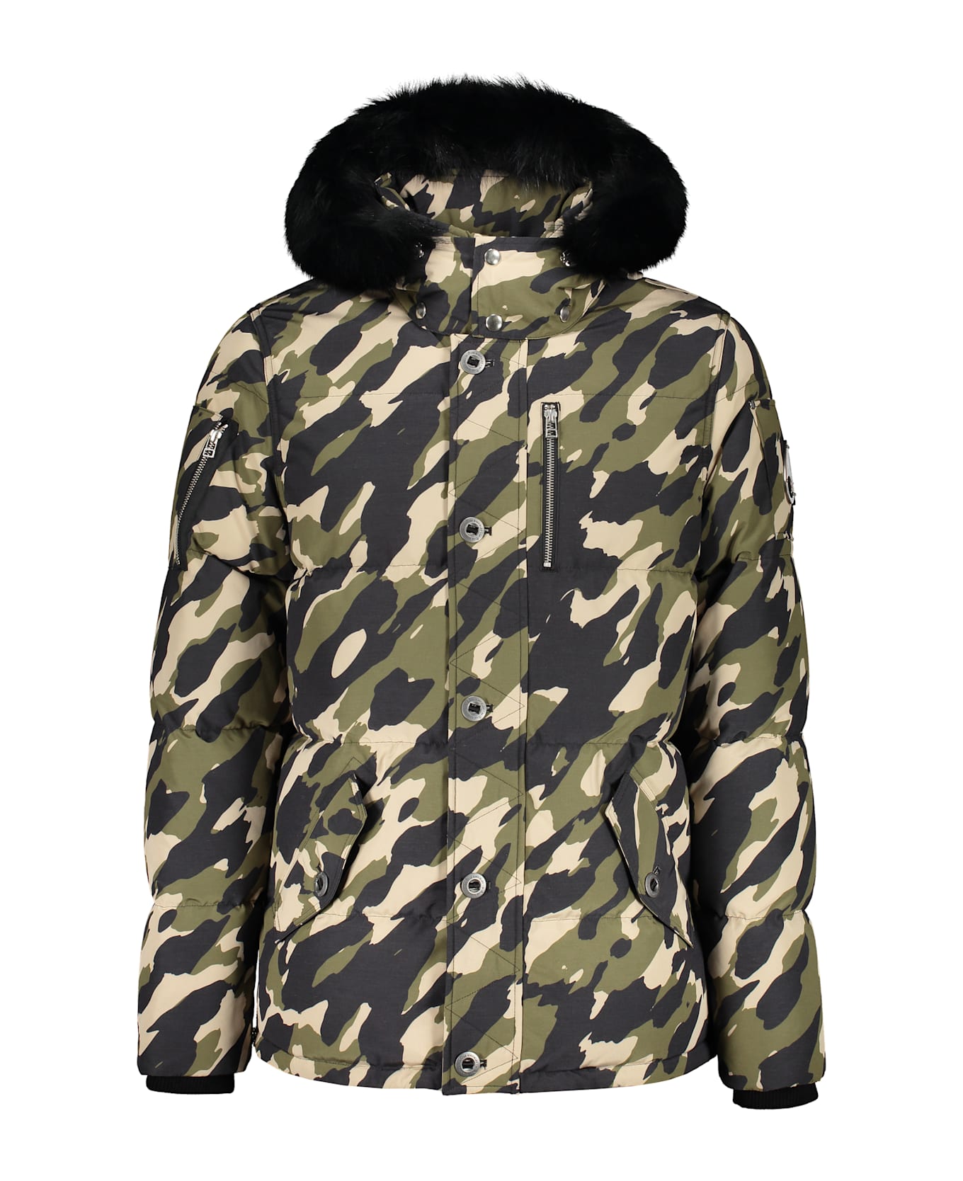 Moose Knuckles Cloud 3q Hooded Down Jacket - green