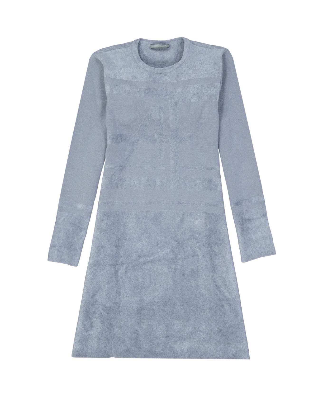 Alberta Ferretti Virgin Wool Dress - Gray