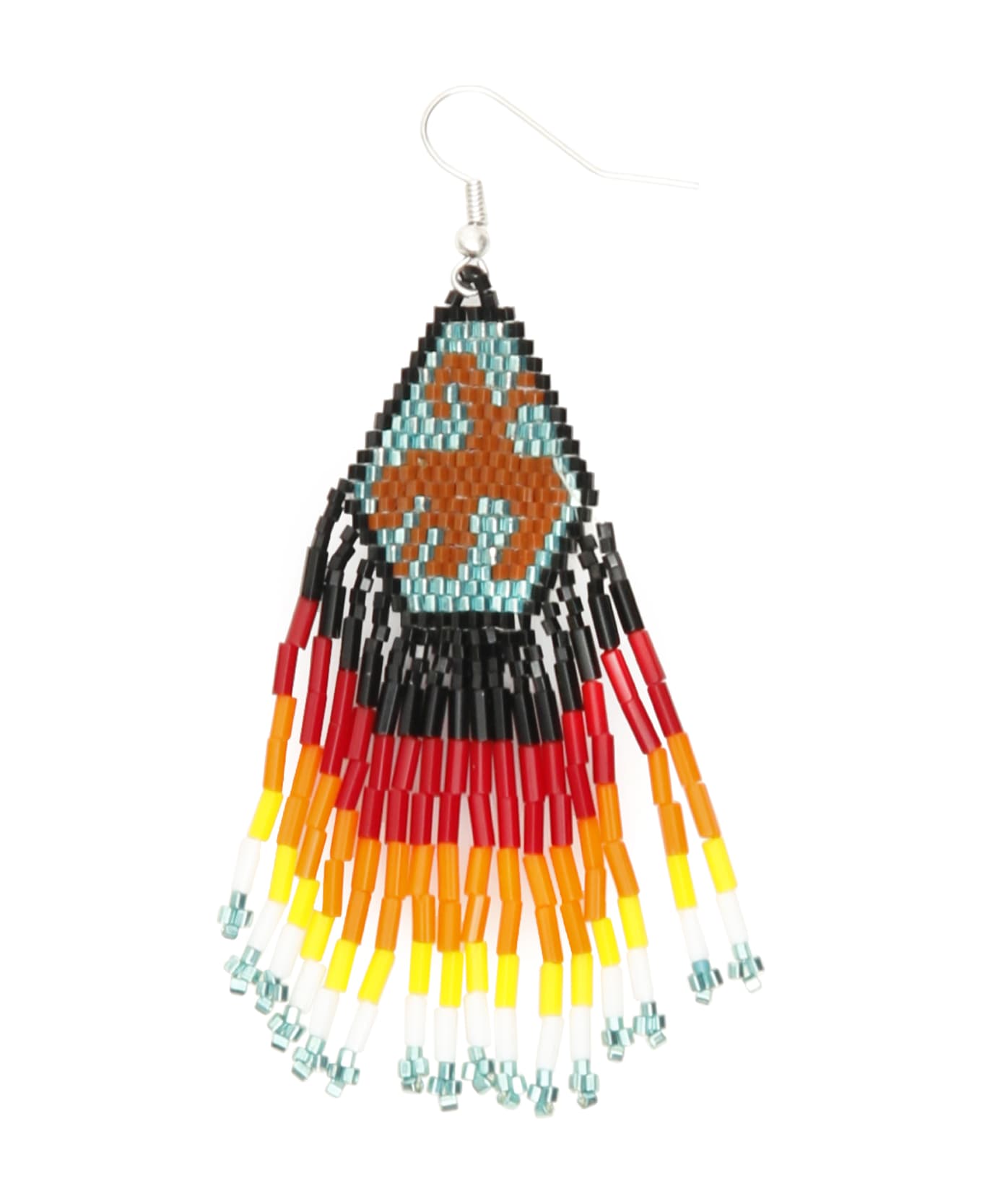 Jessie Western Rh Earrings - BLUE (Orange)