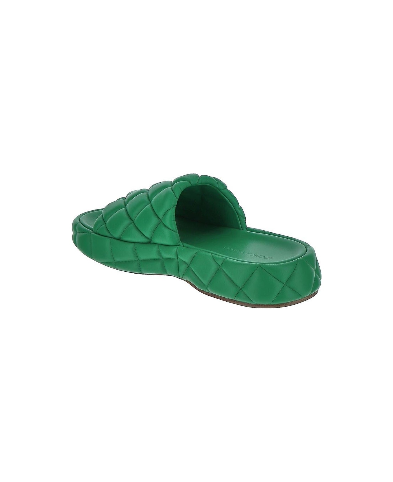 Bottega Veneta Parakeet Slides - Green