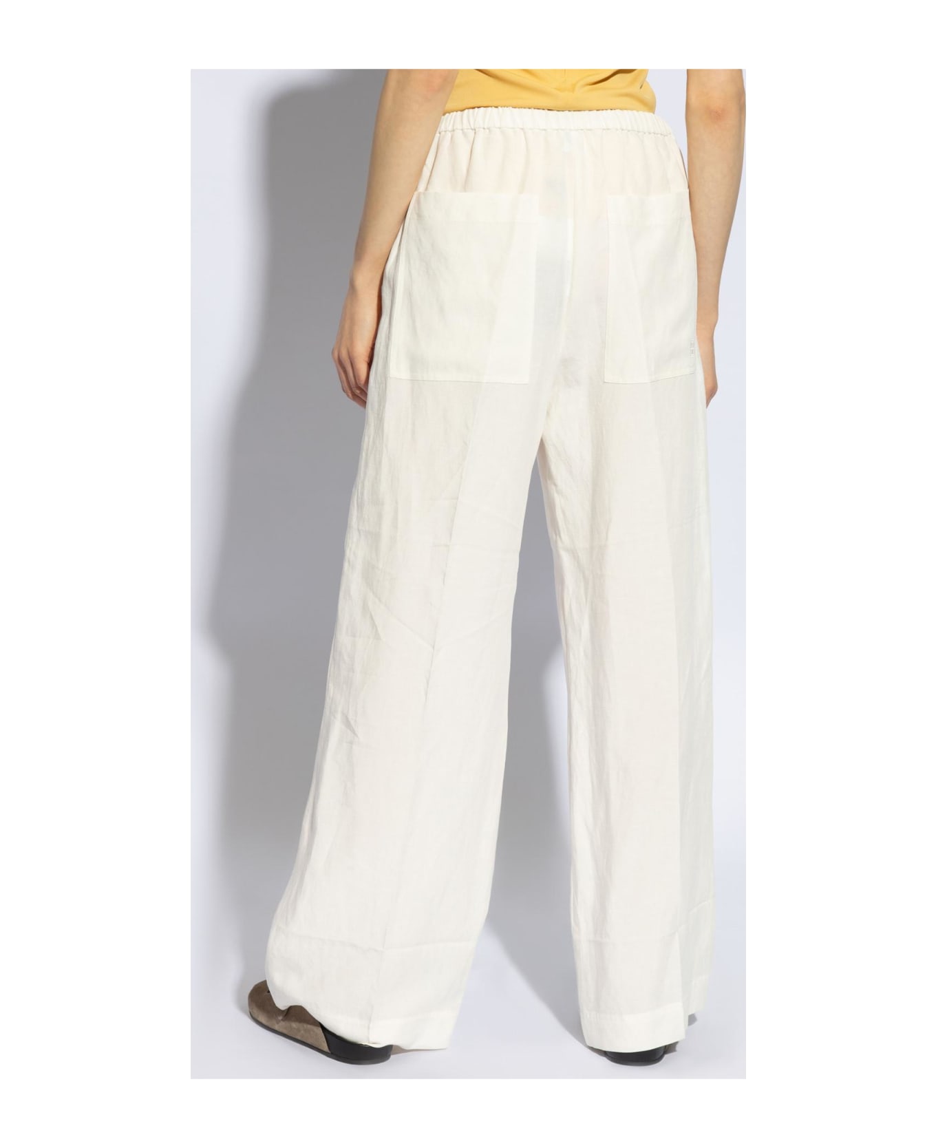 Totême Toteme Trousers With Pockets - White