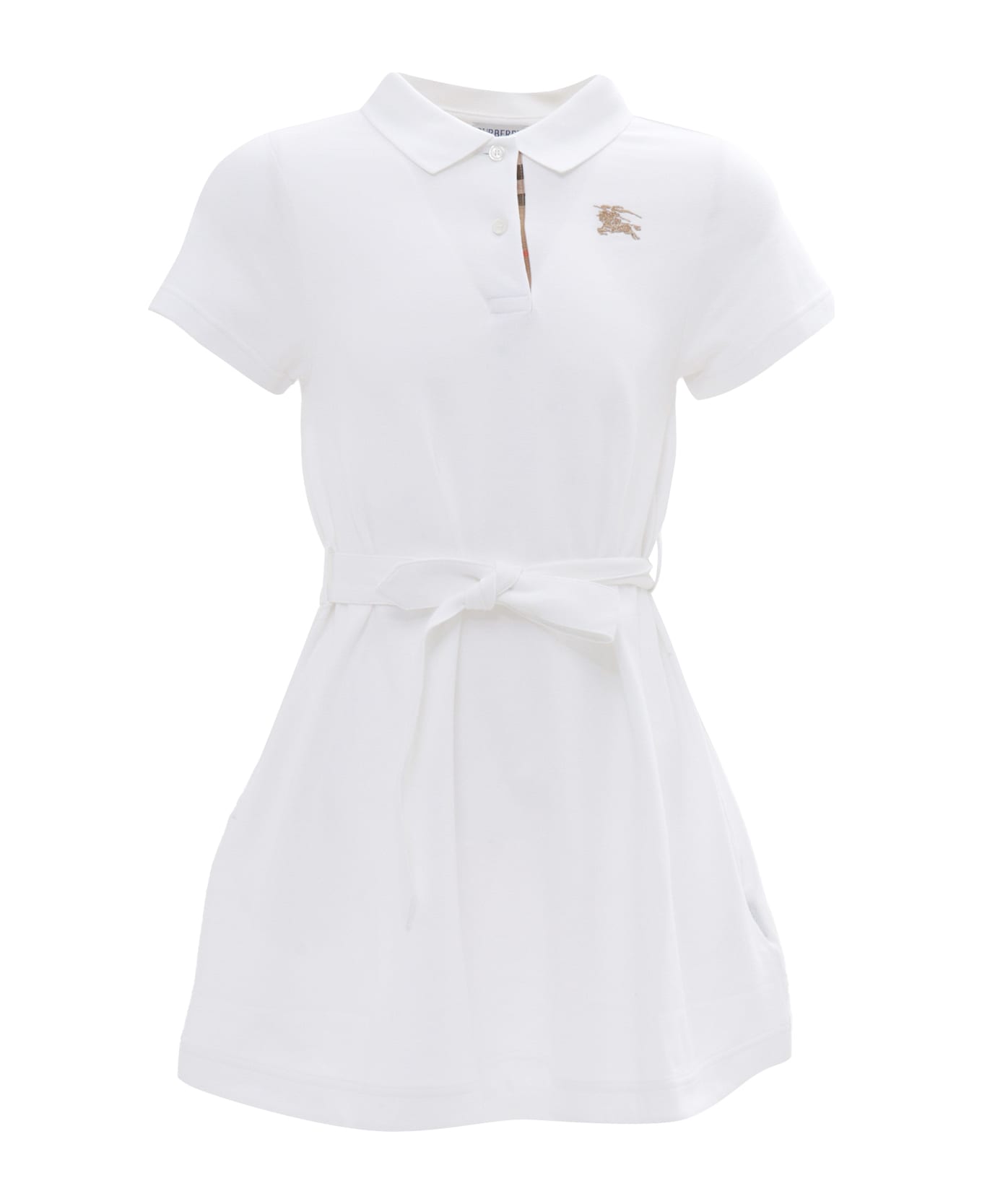 Burberry Kid Girl Jersy Dress - WHITE