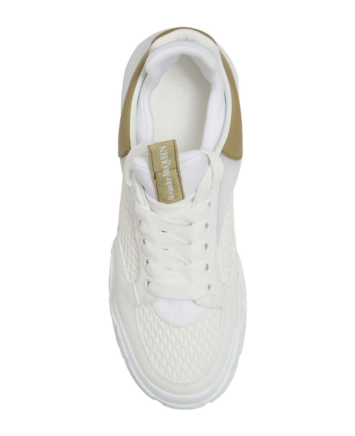 Alexander McQueen Panelled Chunky Lace-up Sneakers - WH/PA.KH/WHI/SIL