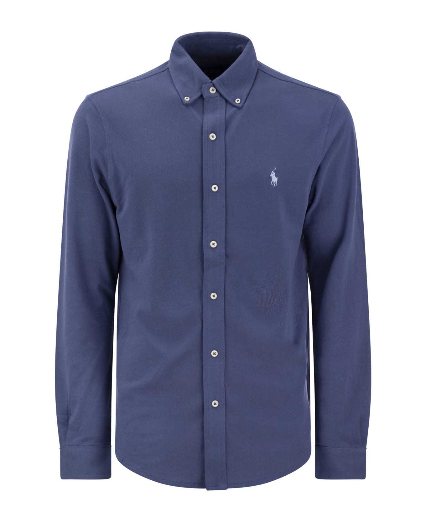 Polo Ralph Lauren Long Sleeve Sport Shirt Shirt - Avio