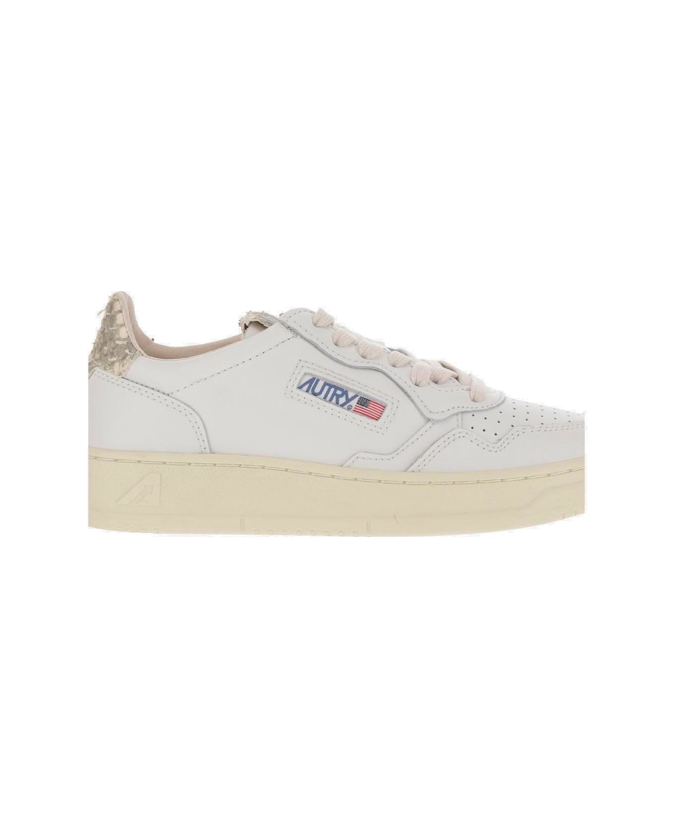 Autry Medalist Low Sneakers - Bianco
