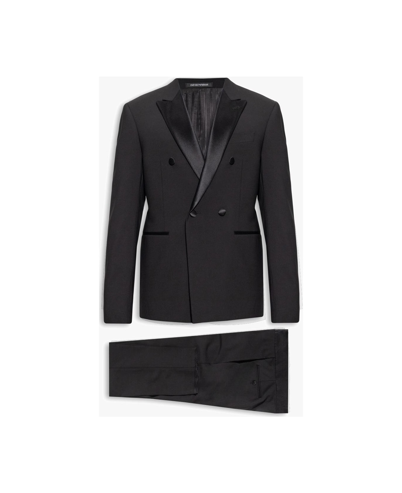 Giorgio Armani Wool Suit Giorgio Armani - BLACK