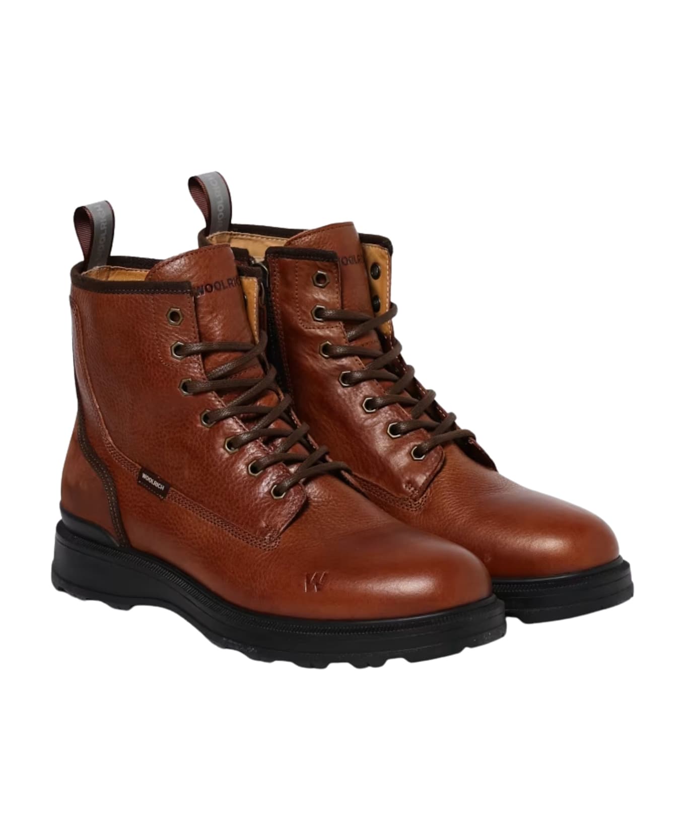 Woolrich Leather Boot - Brown
