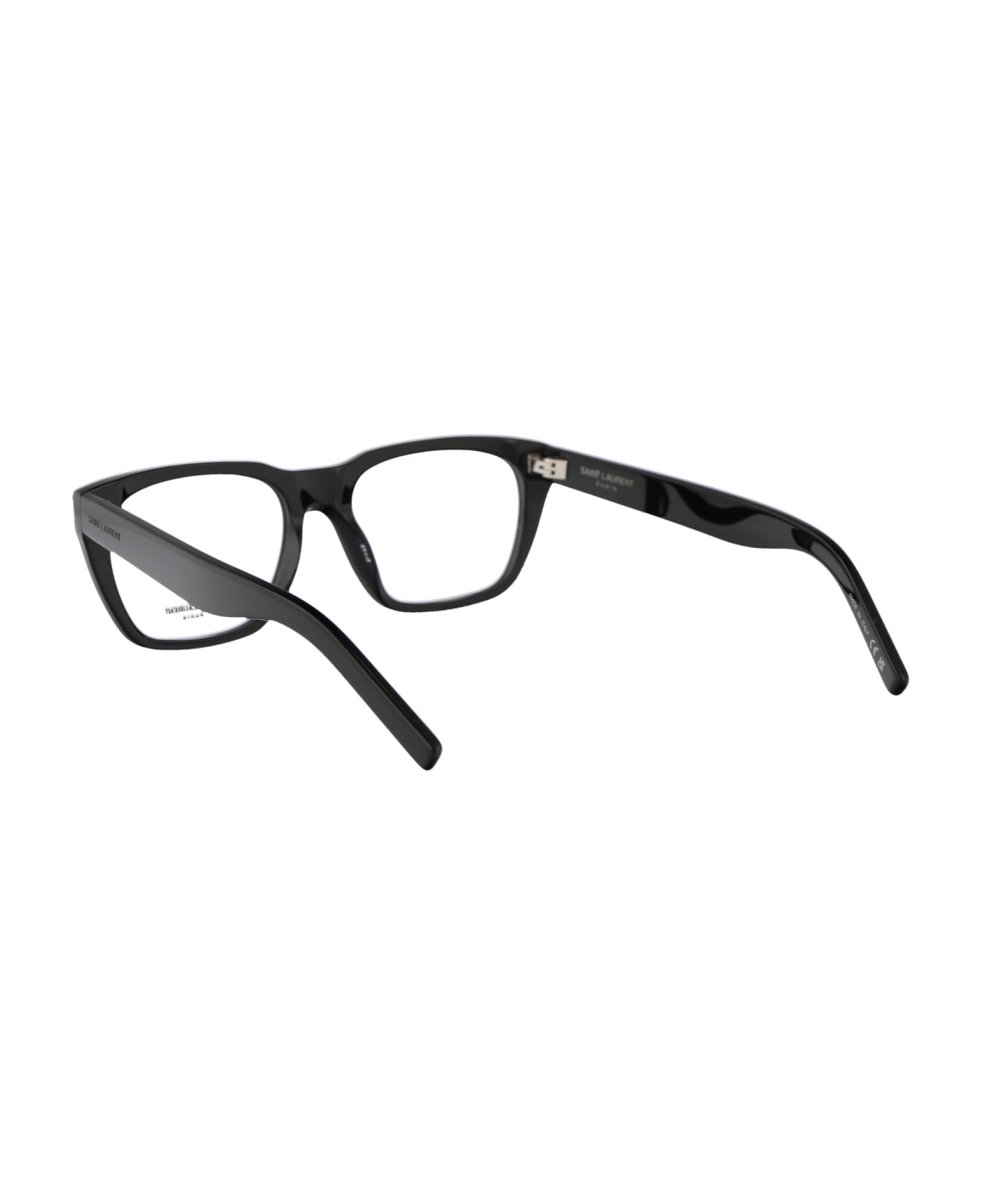 Saint Laurent Eyewear Sl 598 Opt Glasses - 001 BLACK BLACK TRANSPARENT