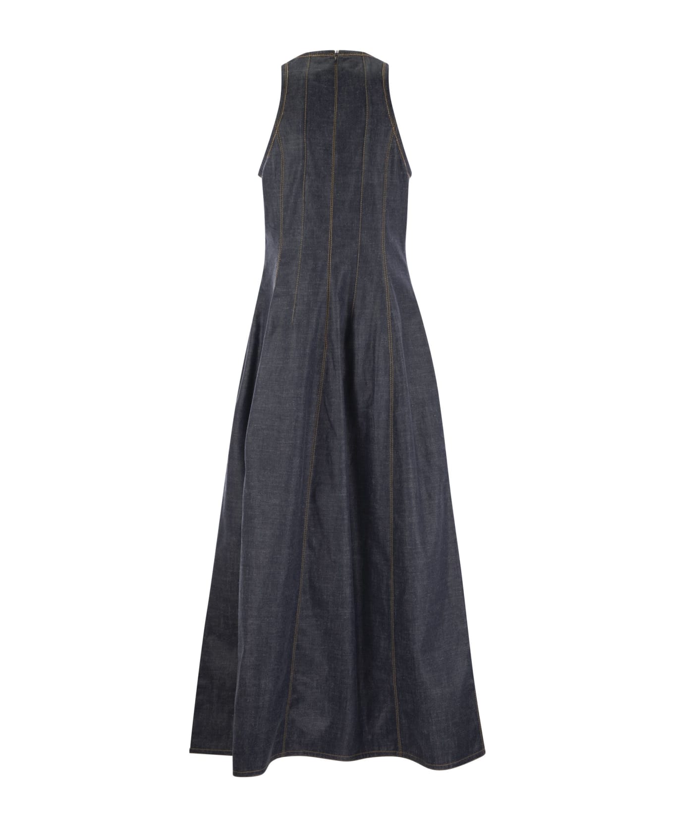 Brunello Cucinelli Lightweight Denim Dress - Blue ワンピース＆ドレス