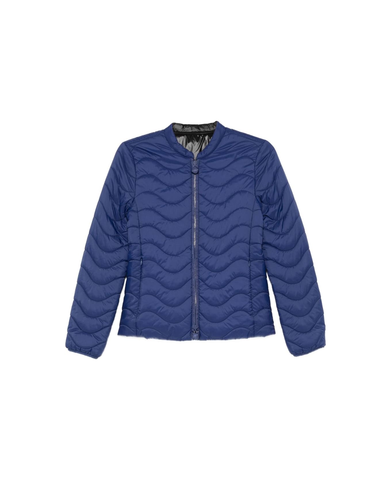 Emporio Armani Nylon Blouson Jacket - Blue