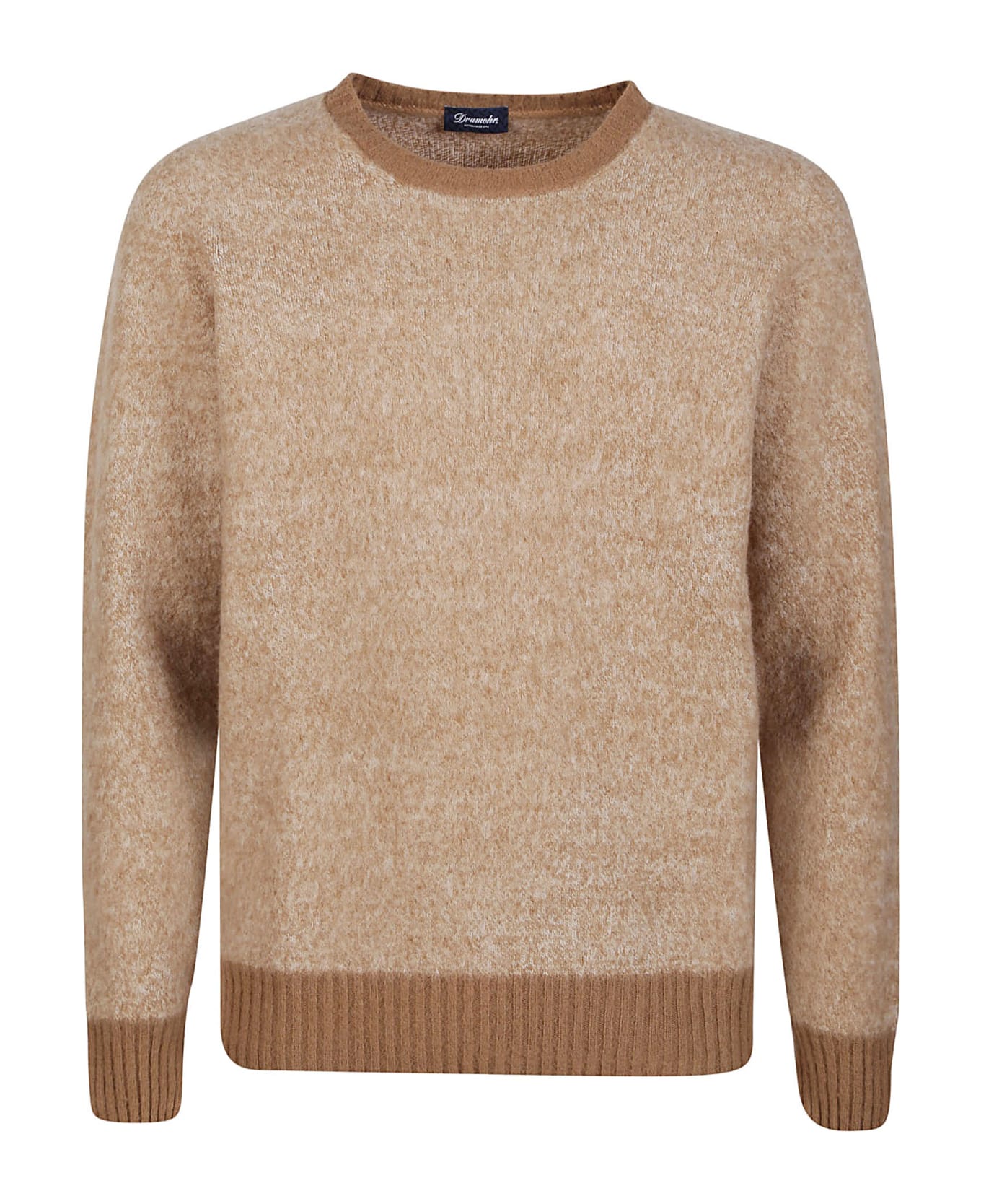 Drumohr Round Neck Sweater - Marrone