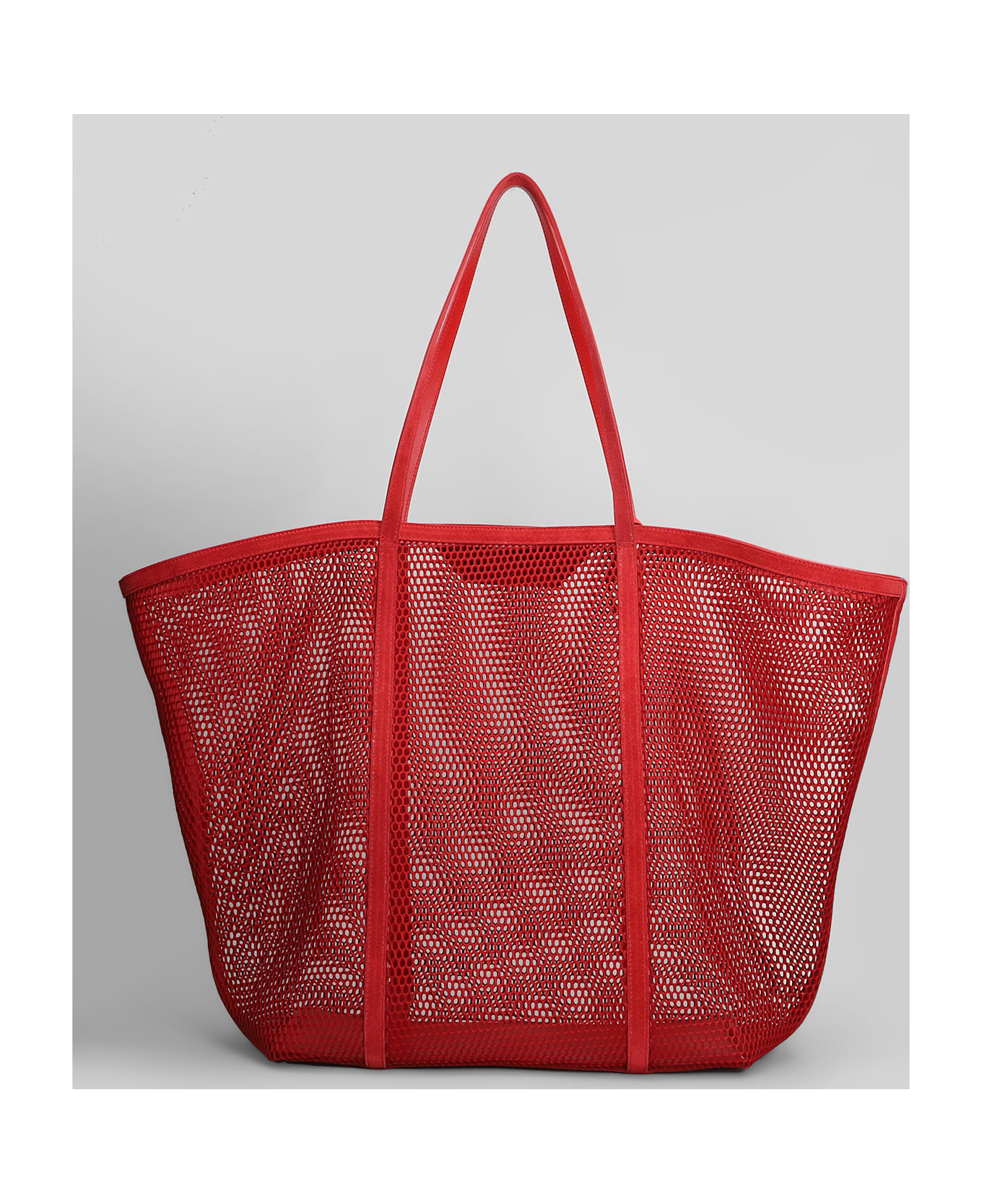 The Attico Via Del Mare Tote In Red Polyester - red