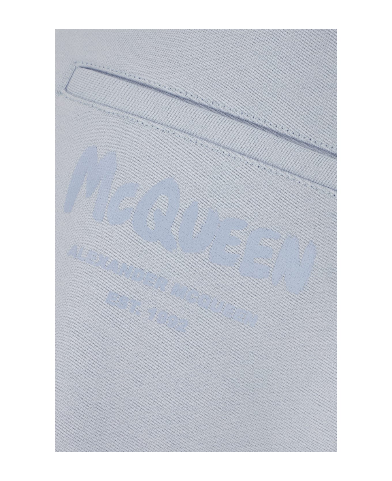 Alexander McQueen Powder Blue Cotton Joggers - 0429