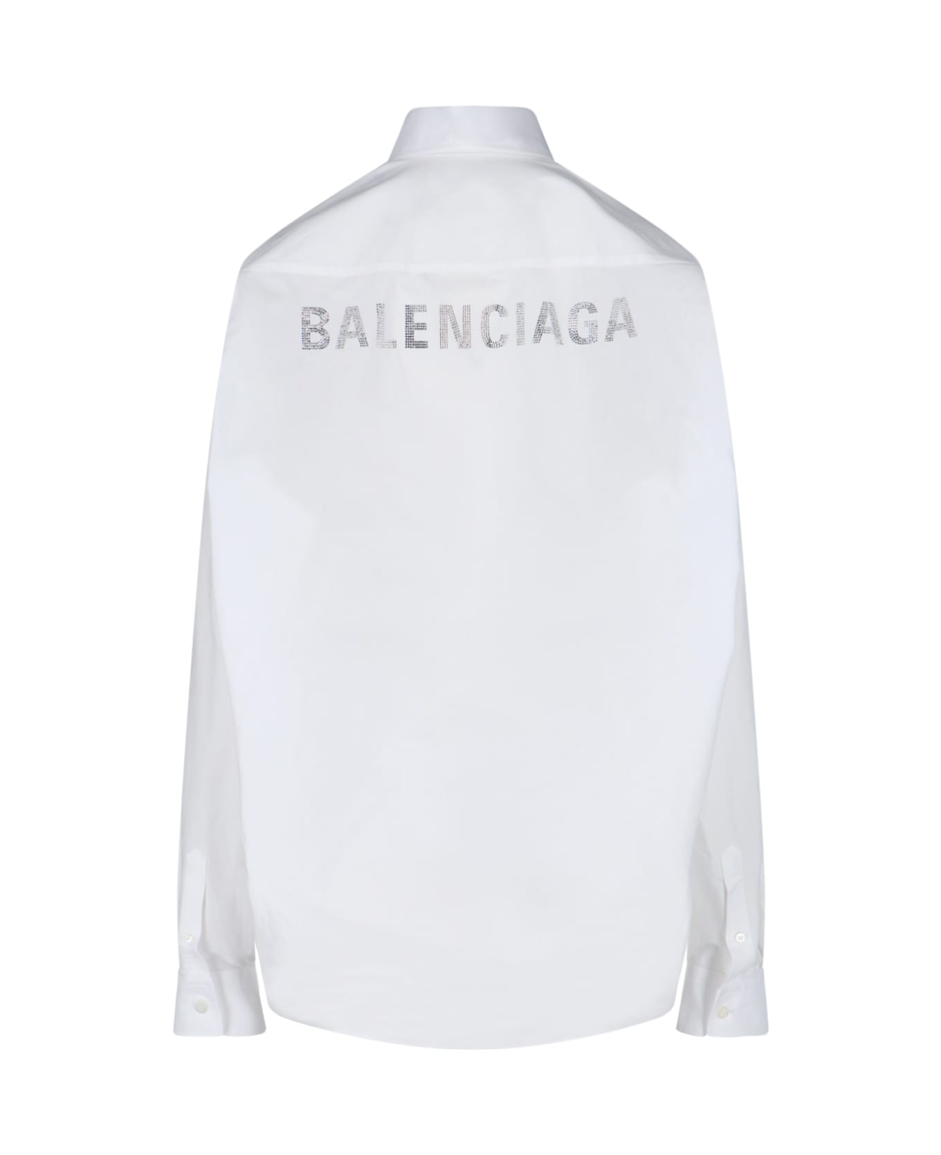 Balenciaga Back Logo Shirt - White