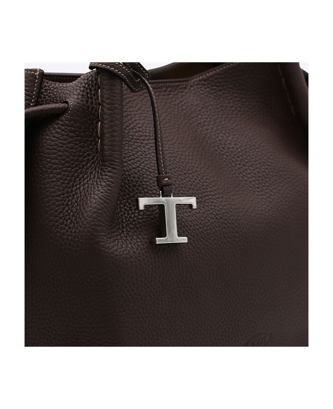 Tod
s Dark Brown Leather Totes - MARRONE AFRICA