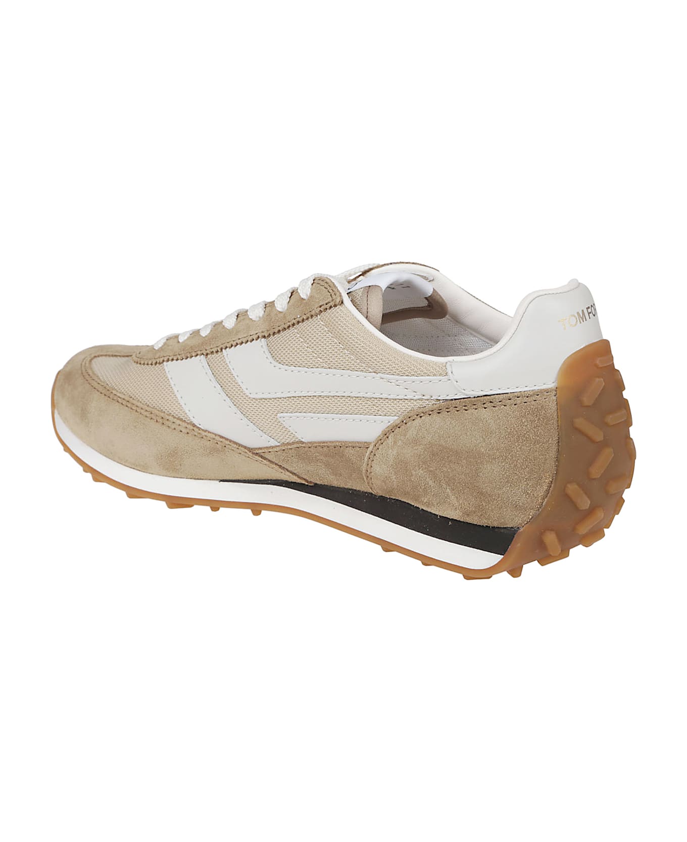 Tom Ford Mick Low Top Sneakers - Dark Sugar/amber